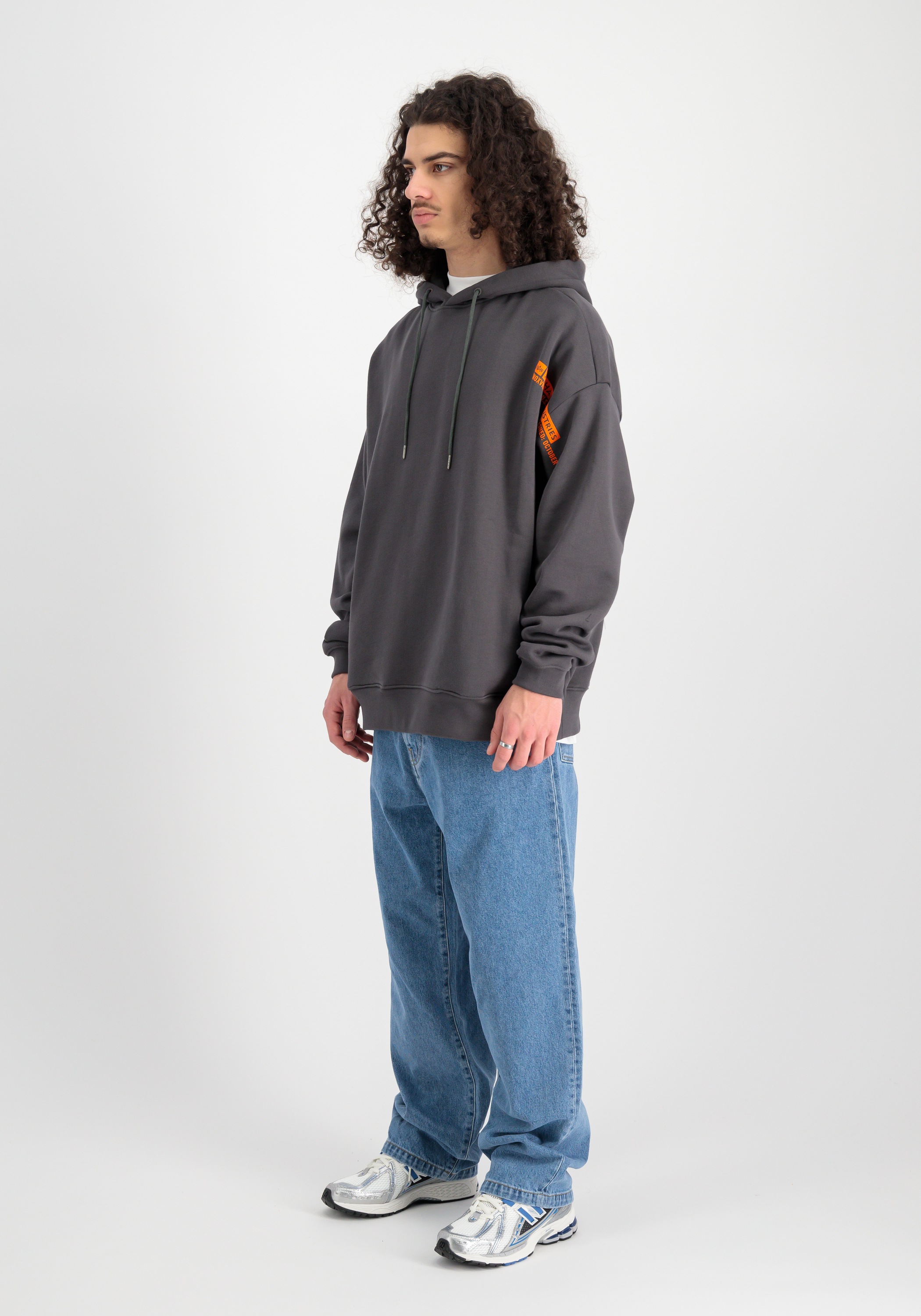 Alpha Industries Hoodie »Alpha Industries Men - Hoodies Flock Logo Hoody«