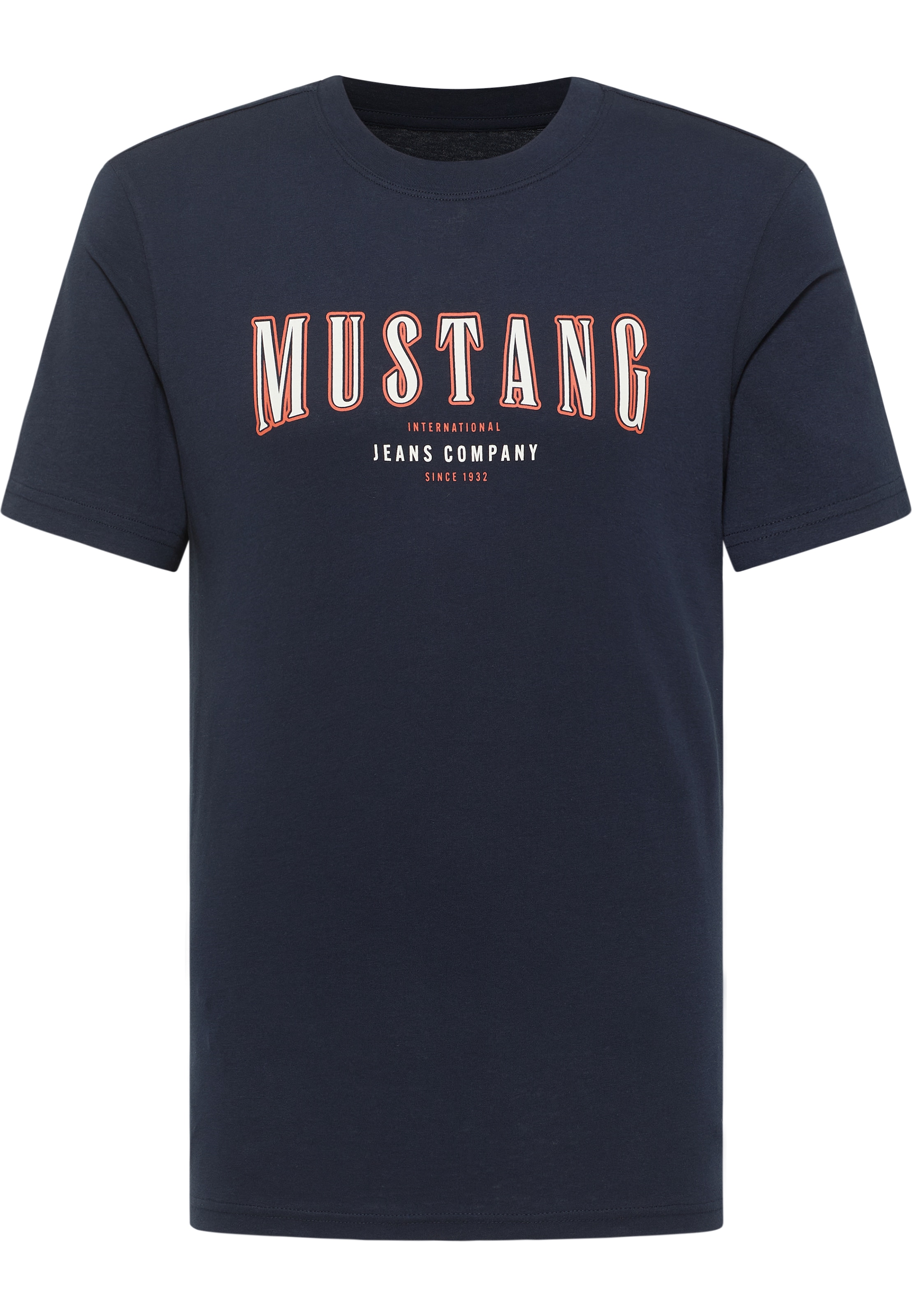 MUSTANG Kurzarmshirt »Style Austin«, mit Logo-Print