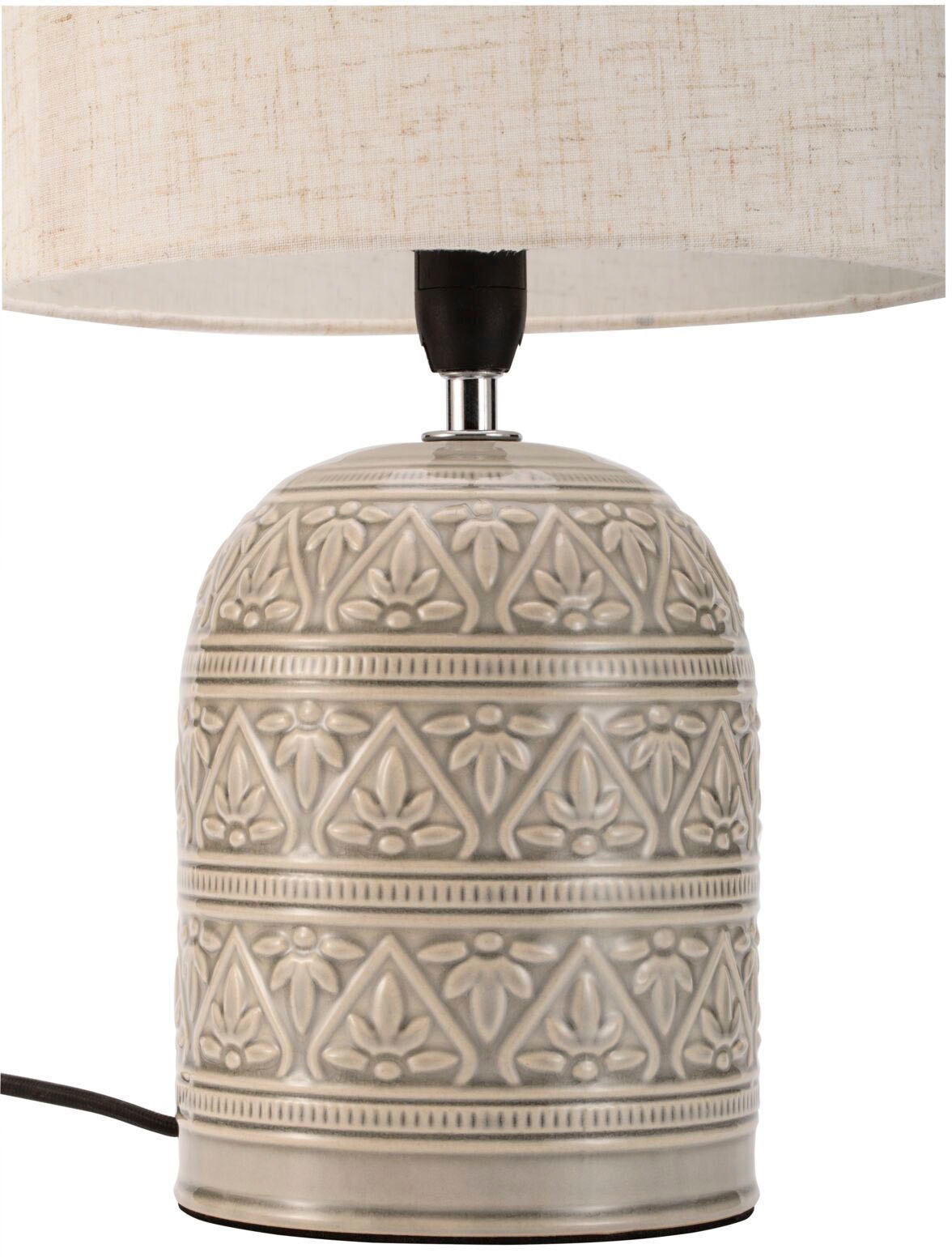 Pauleen Tischleuchte »Tender Pearl max20W Beige 230V Stoff/Keramik«, 1 flammig, Leuchtmittel E14 | ohne Leuchtmittel, E14