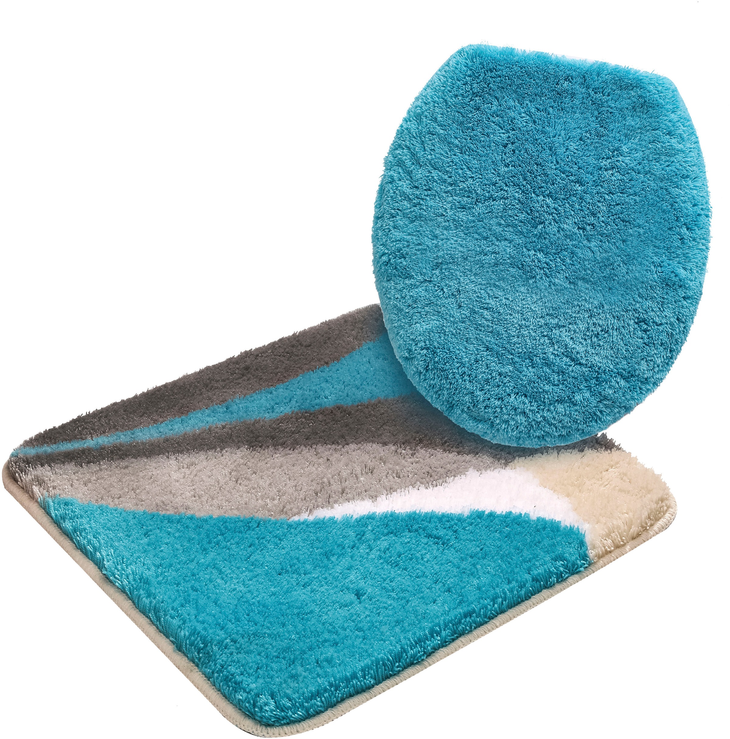 my home Badematte »Magnus, Badvorleger, Badezimmer Teppich«, rutschhemmend günstig online kaufen