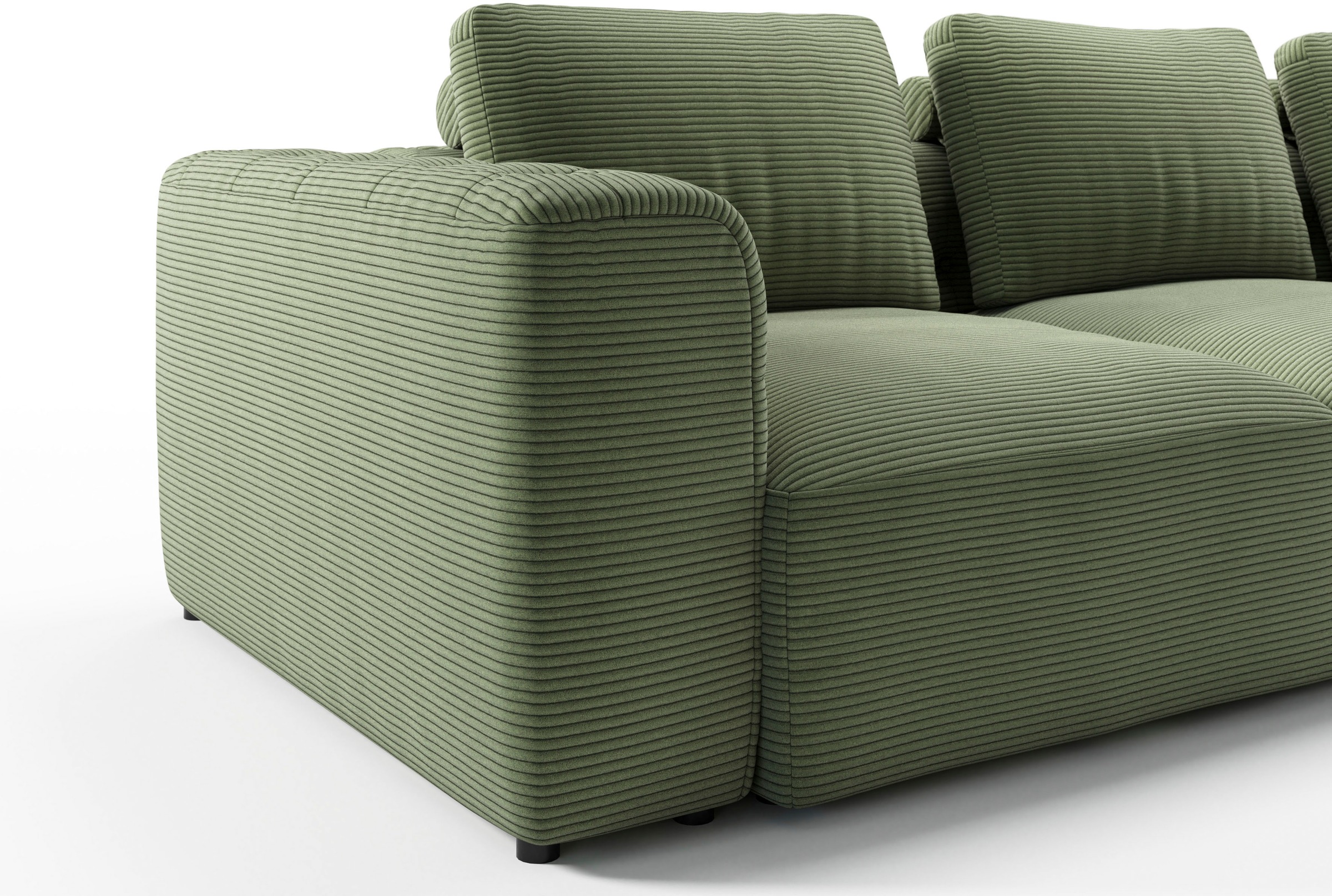 RAUM.ID 2-Sitzer »Cushid«, Modulsofa, bestehend aus 2 Teilen, Breite 218 cm
