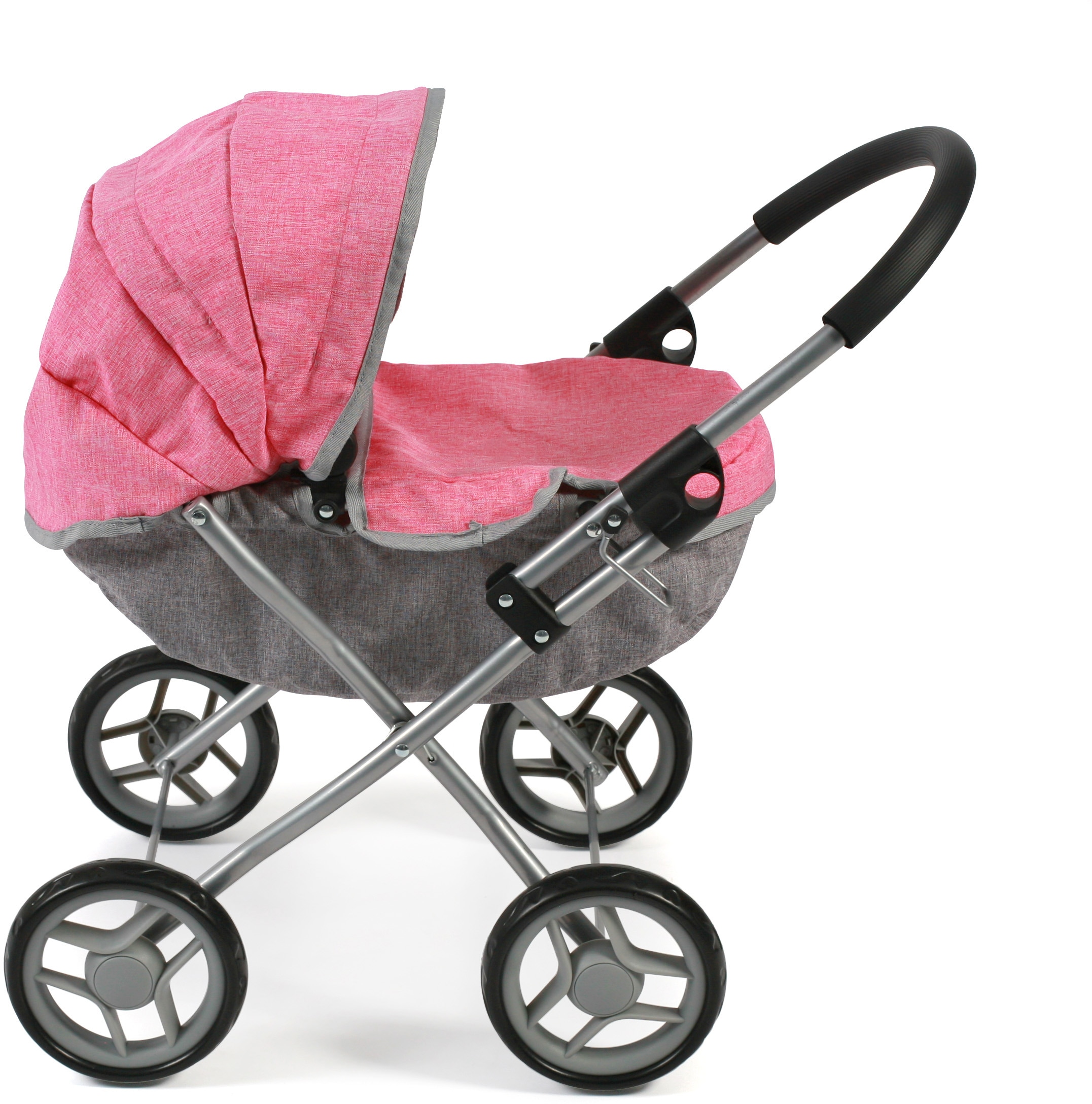 CHIC2000 Puppenwagen »Lilli, Melange Pink«, zusammenklappbar