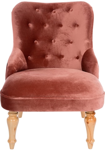 my Flair Sessel, mit Knöpfen, rose, ca. 88 x 60 x 70 kaufen