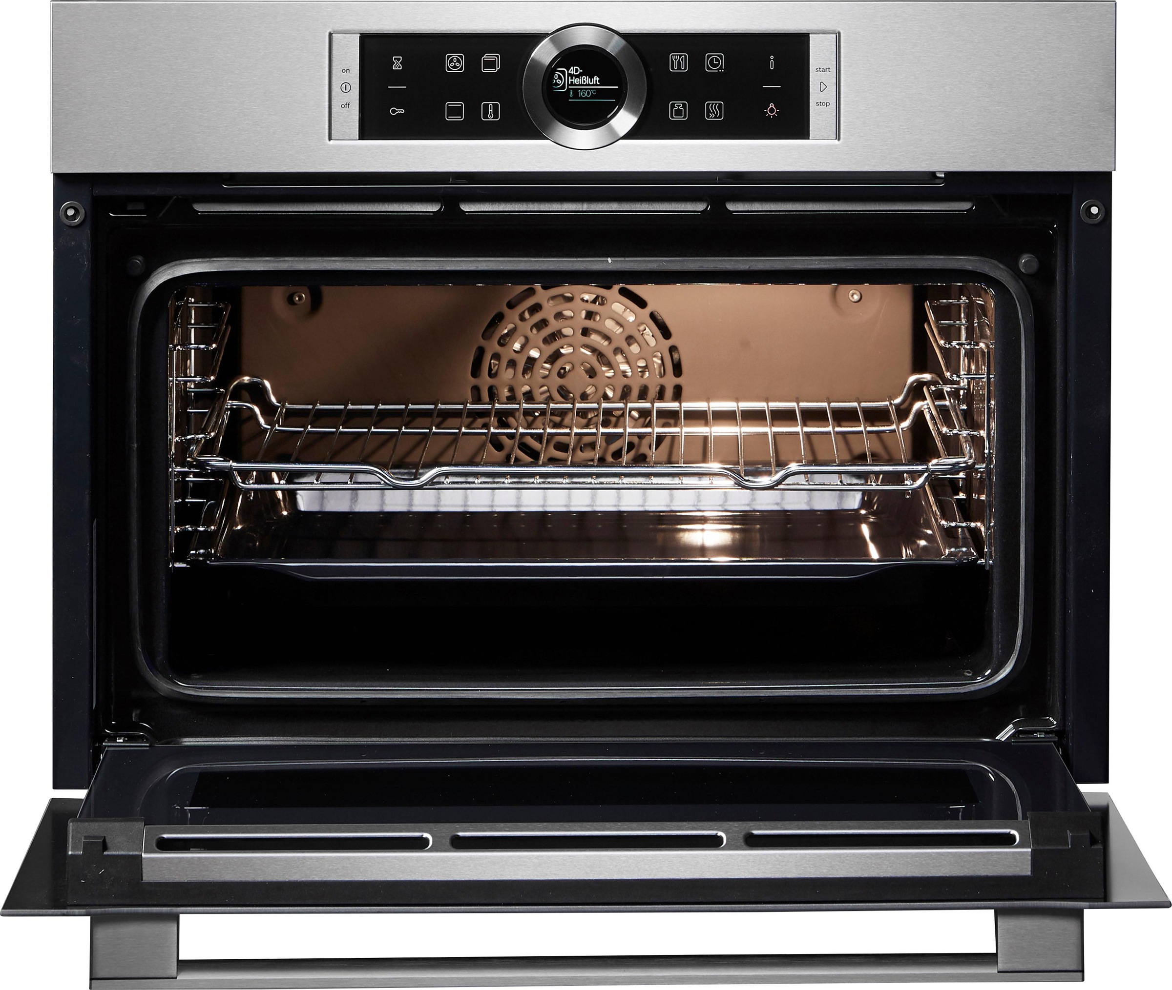 5. Bild von BOSCH Einbaubackofen »CBG635BS3«, 8, CBG635BS3, mit Teleskopauszug nachrüstbar, ecoClean Direct