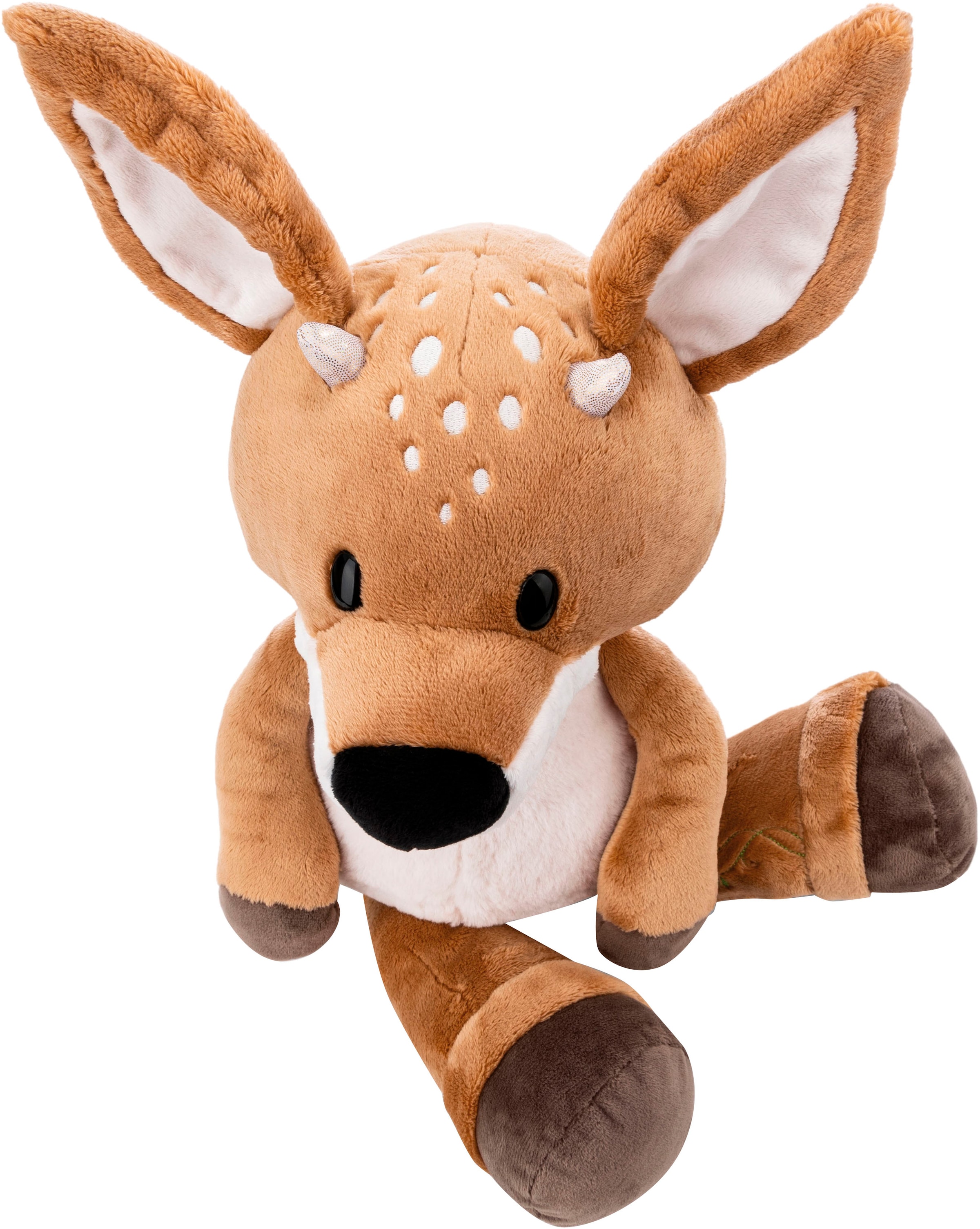 Nici Kuscheltier »Forest Friends, Rehbock René Roebuck, 50 cm schlenkernd«, schlenkernd; enthält recyceltes Material