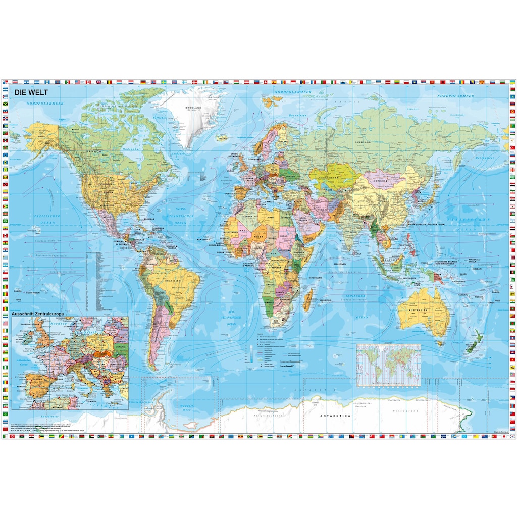 Schmidt Spiele Puzzle »Die Welt, 1500 Teile«, Made in Germany