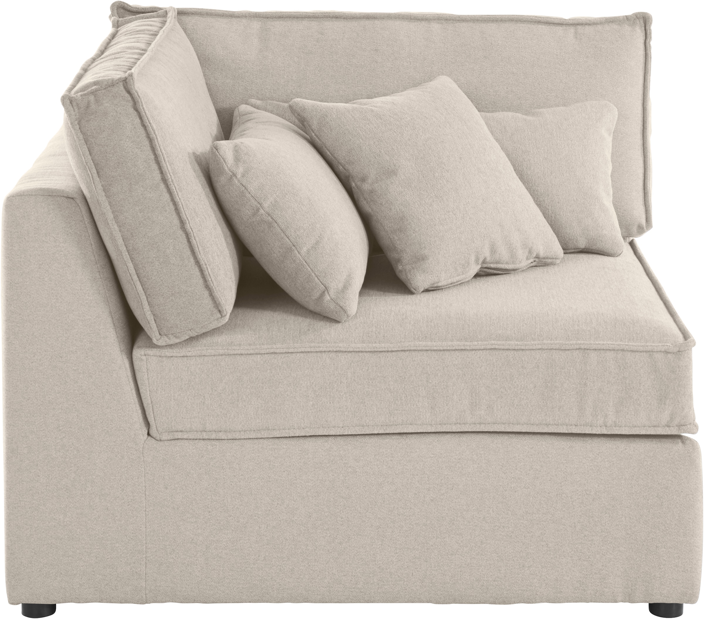 OTTO home Sofa-Eckelement »Florid« Teil eines Modulsofas, fester Sitzkomfor günstig online kaufen