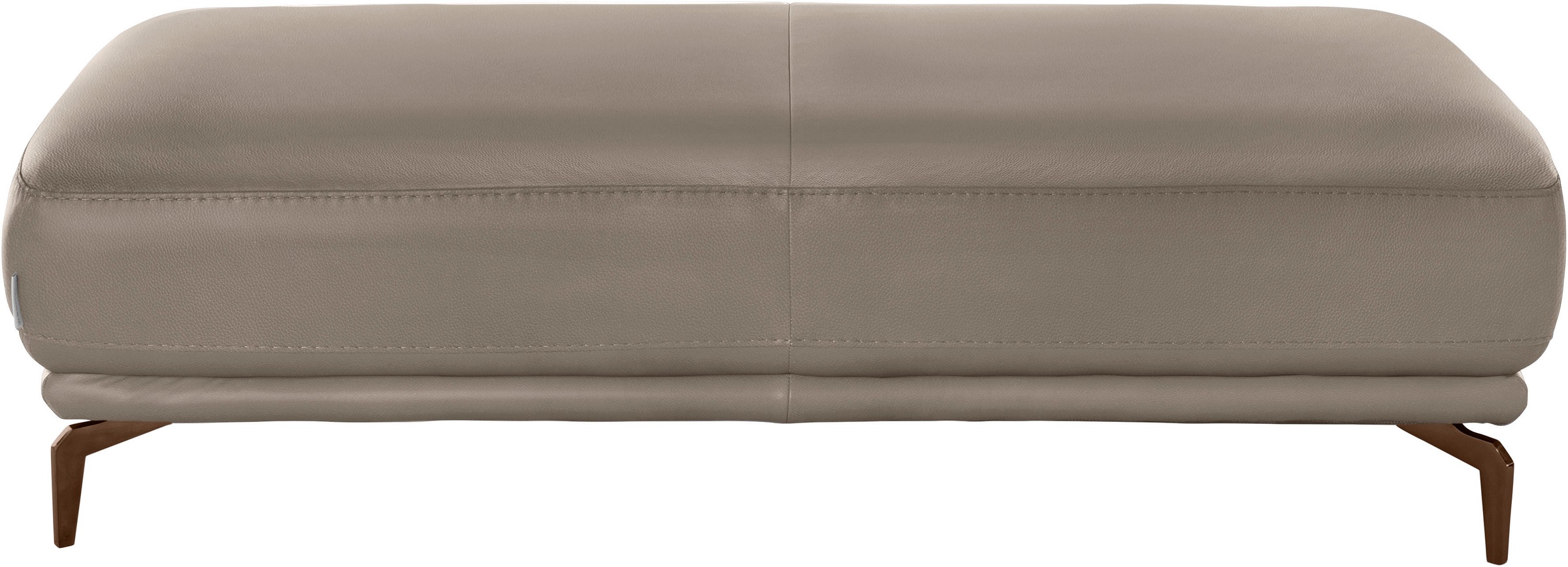 W.SCHILLIG Hocker »montanaa«, mit Metallfüßen in Bronze pulverbeschichtet, Breite 141 cm