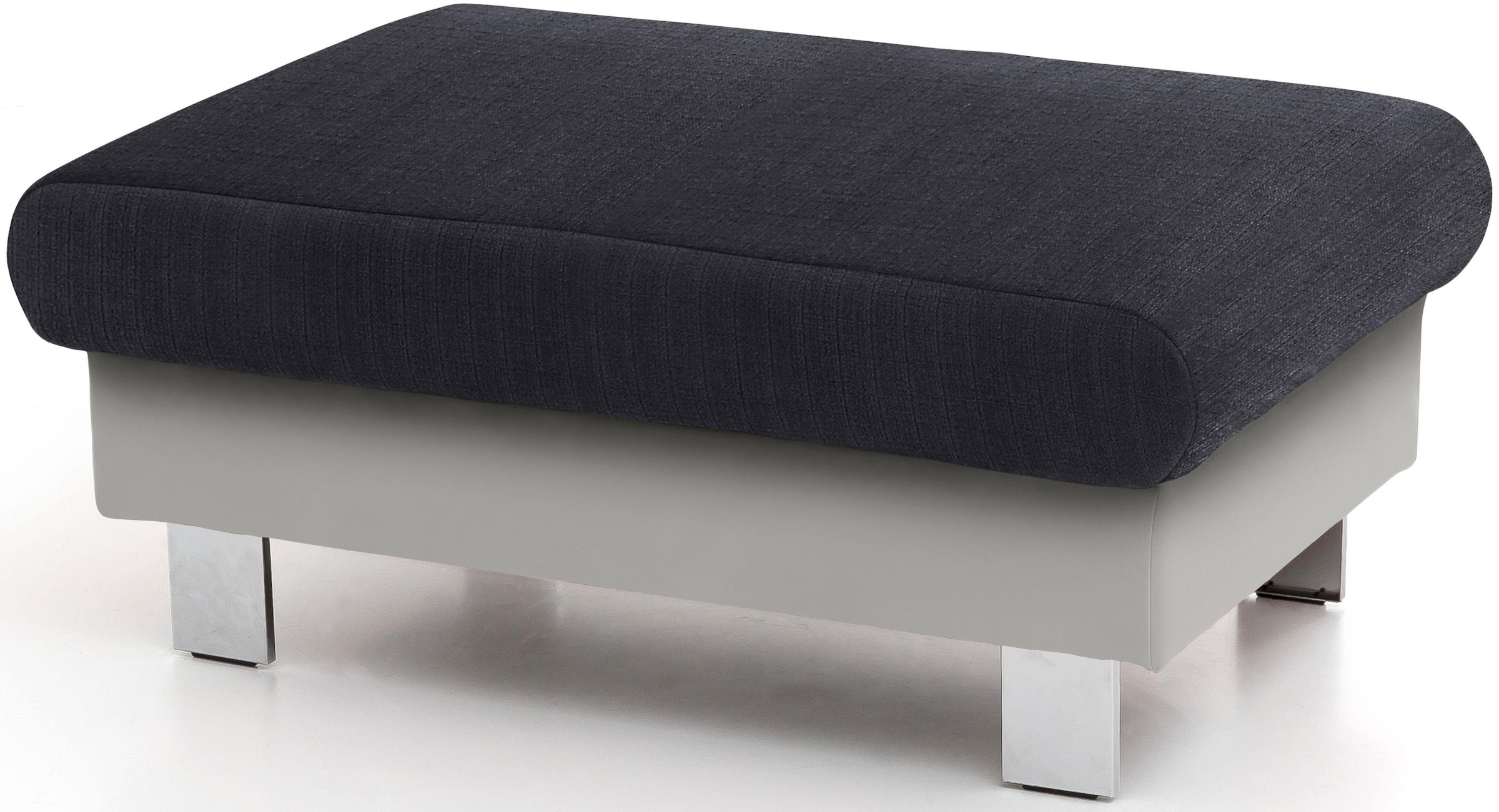 COTTA Polstergarnitur »Komaris«, (Set), Set: bestehend aus Ecksofa und Hocker, Kopfteilverstellung