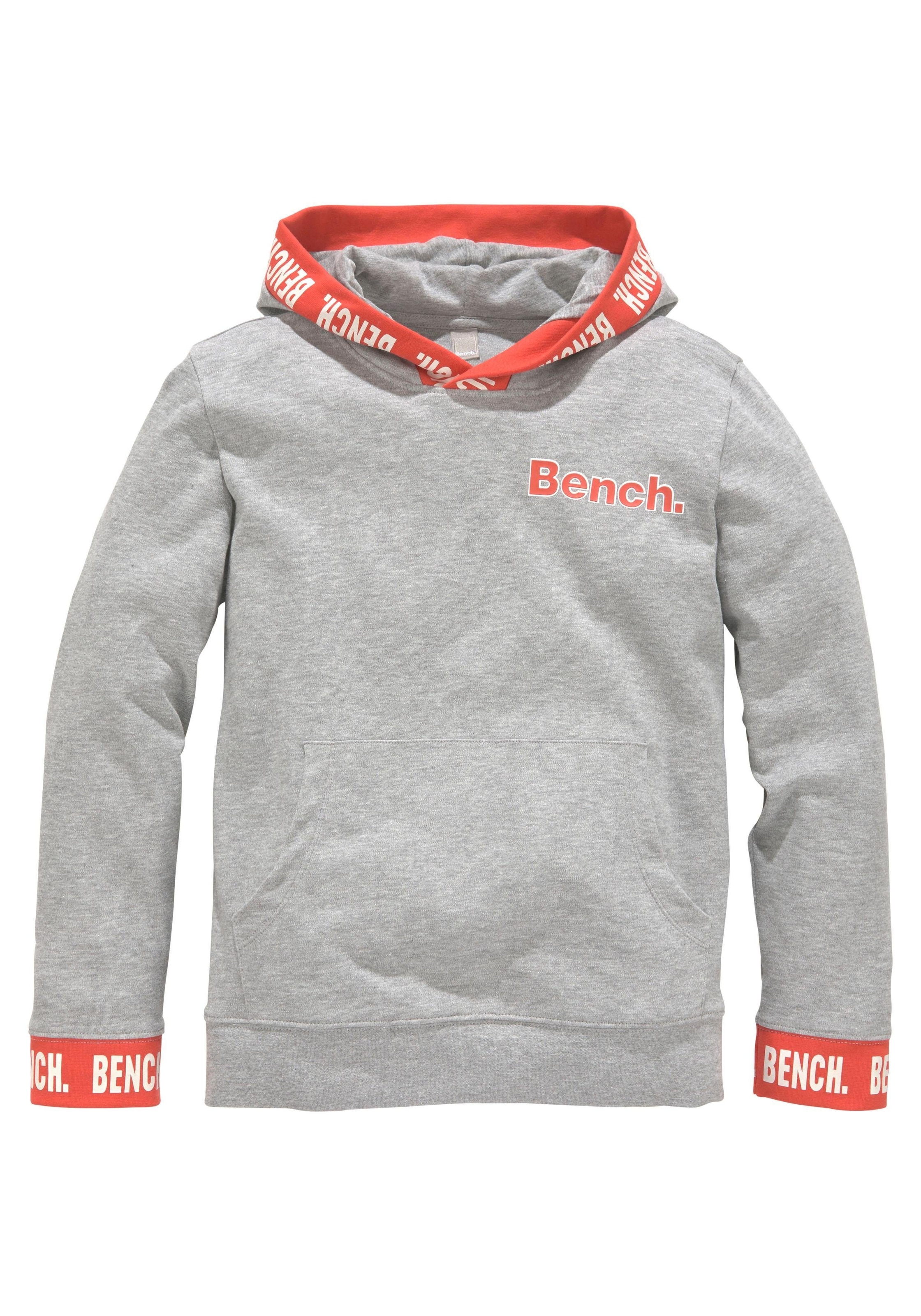 Bench. im Online-Shop Logo-Strickbündchen bestellen mit Sweatshirt,