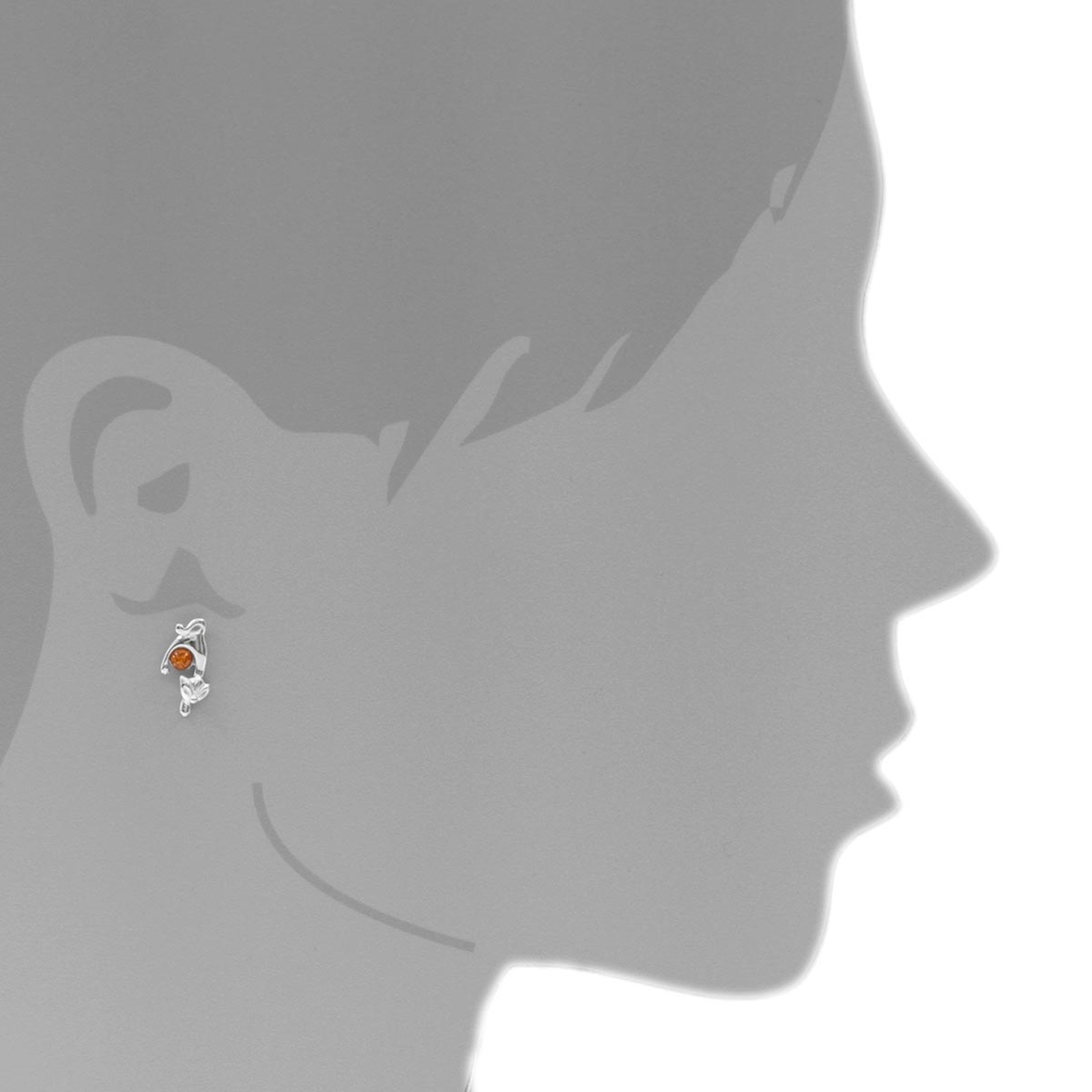 OSTSEE-SCHMUCK Paar Ohrstecker »Ostsee-Schmuck Ohrstecker Katze Ohrstecker Katze«, (2 tlg.)