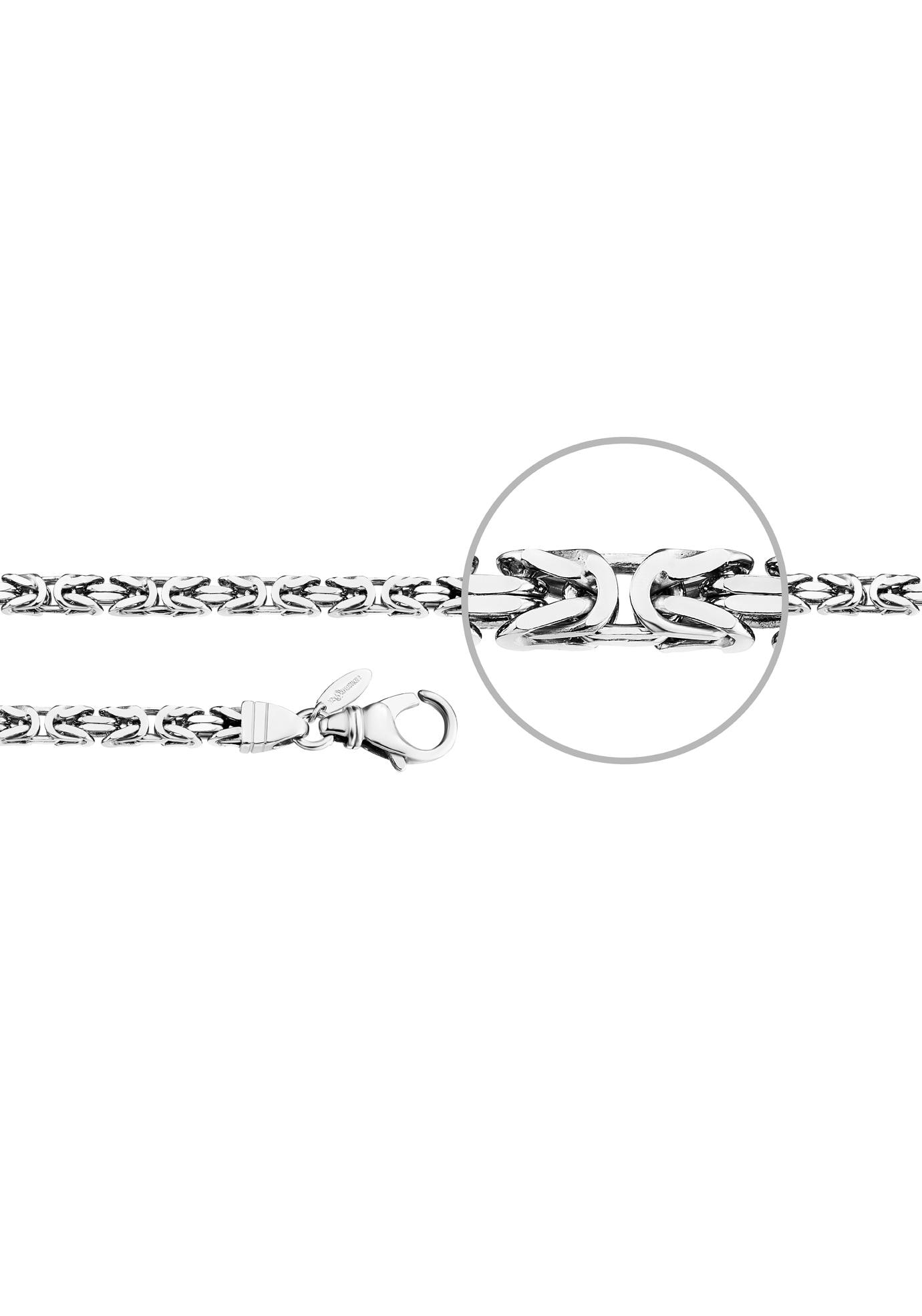 Der Kettenmacher KÖ3-S, Silberarmband »Königsarmband KÖ3-G« diamantiert, jetzt bestellen