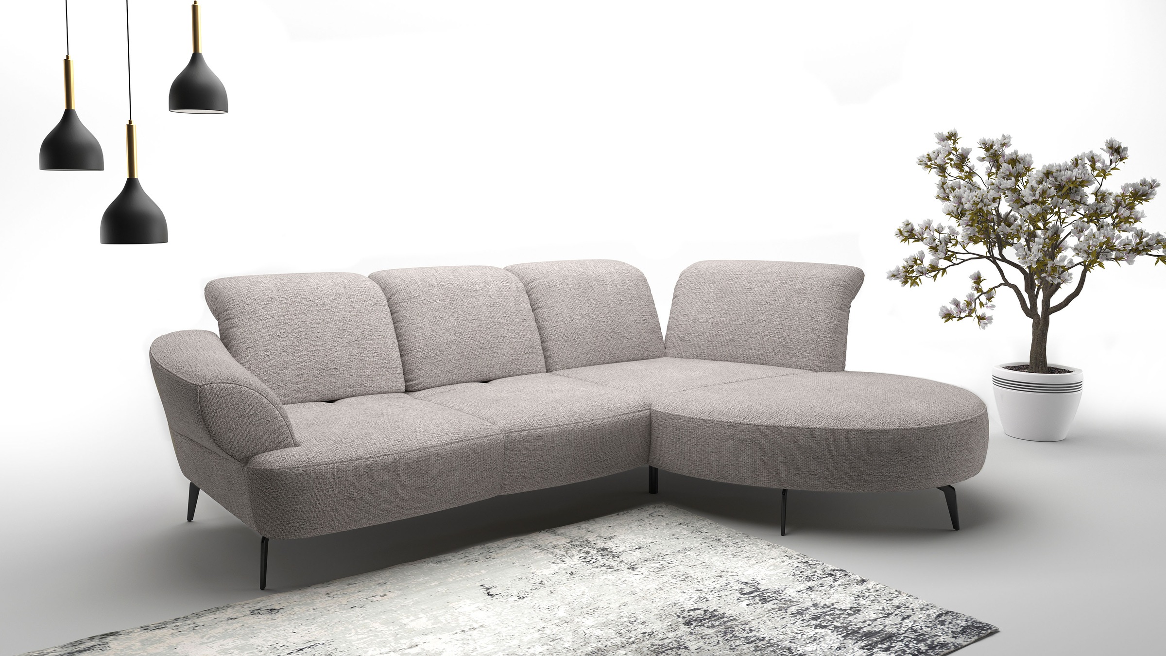 sit&more Ecksofa »Dance, L-Form, inkl. Sitztiefenverstellung« inkl. Click&S günstig online kaufen