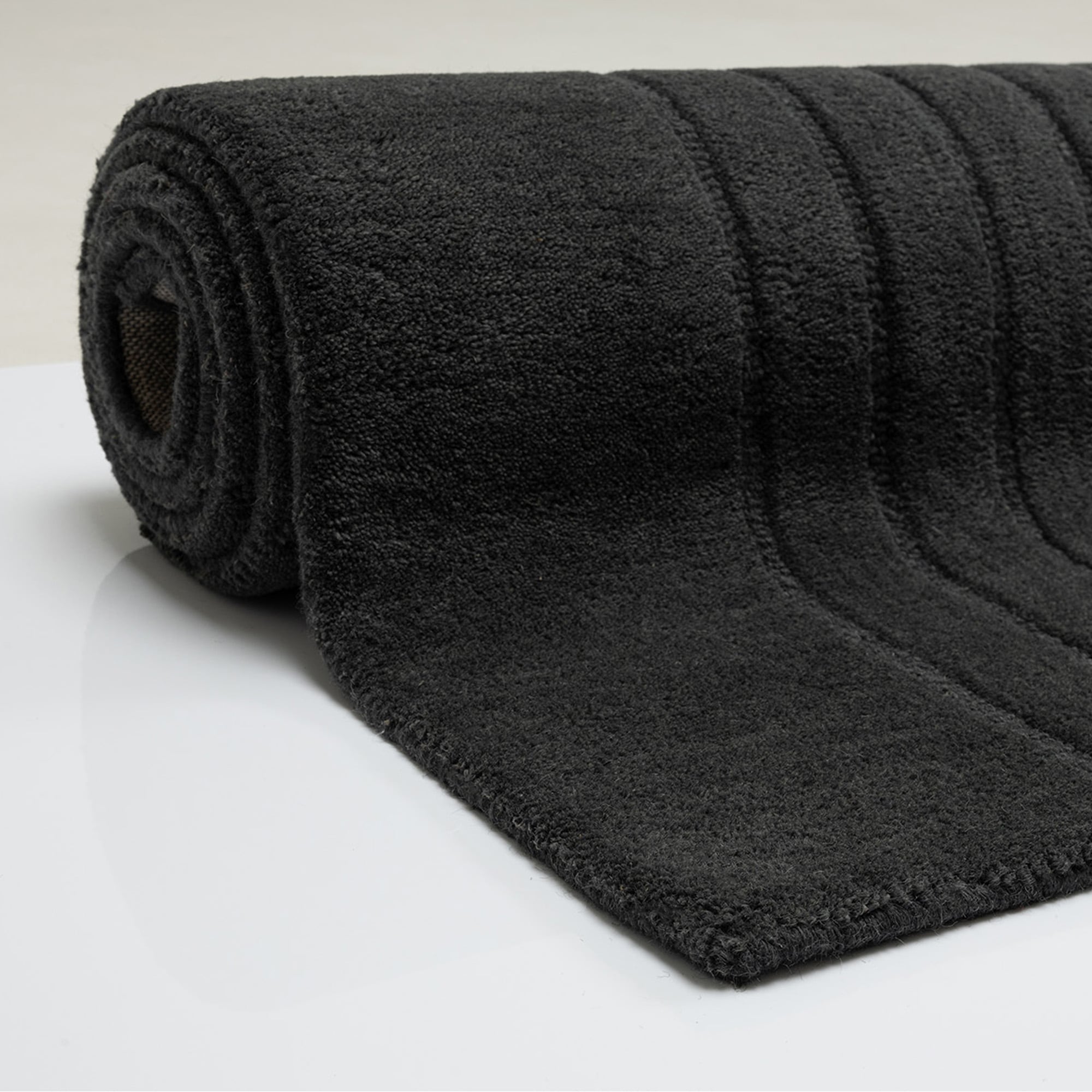 my home Wollteppich »Gabbo Design, Handgefertigt, Teppich,  reine Wolle,« rechteckig 14 mm Höhe Hoch-Tief-Effekt, reine Wolle, Scandi-Look, Naturfaser