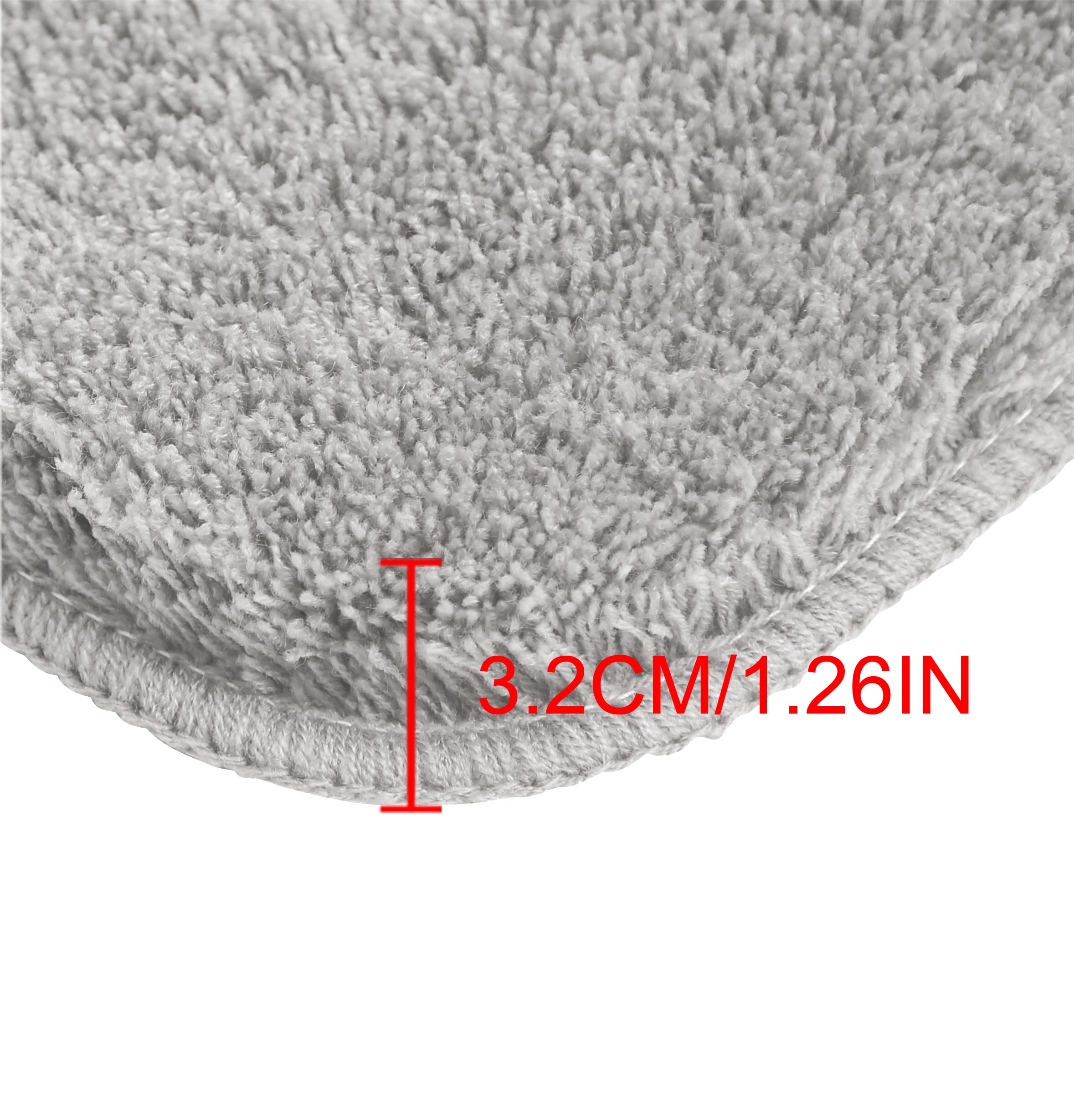 my home Badematte »Merida, Badvorleger, Badezimmer Teppich«, rutschhemmend beschichtet, fußbodenheizungsgeeignet-schnell trocknend-strapazierfähig, Badteppich, Uni Farben, rechteckig, rund & als 2-tlg. Set erhältlich