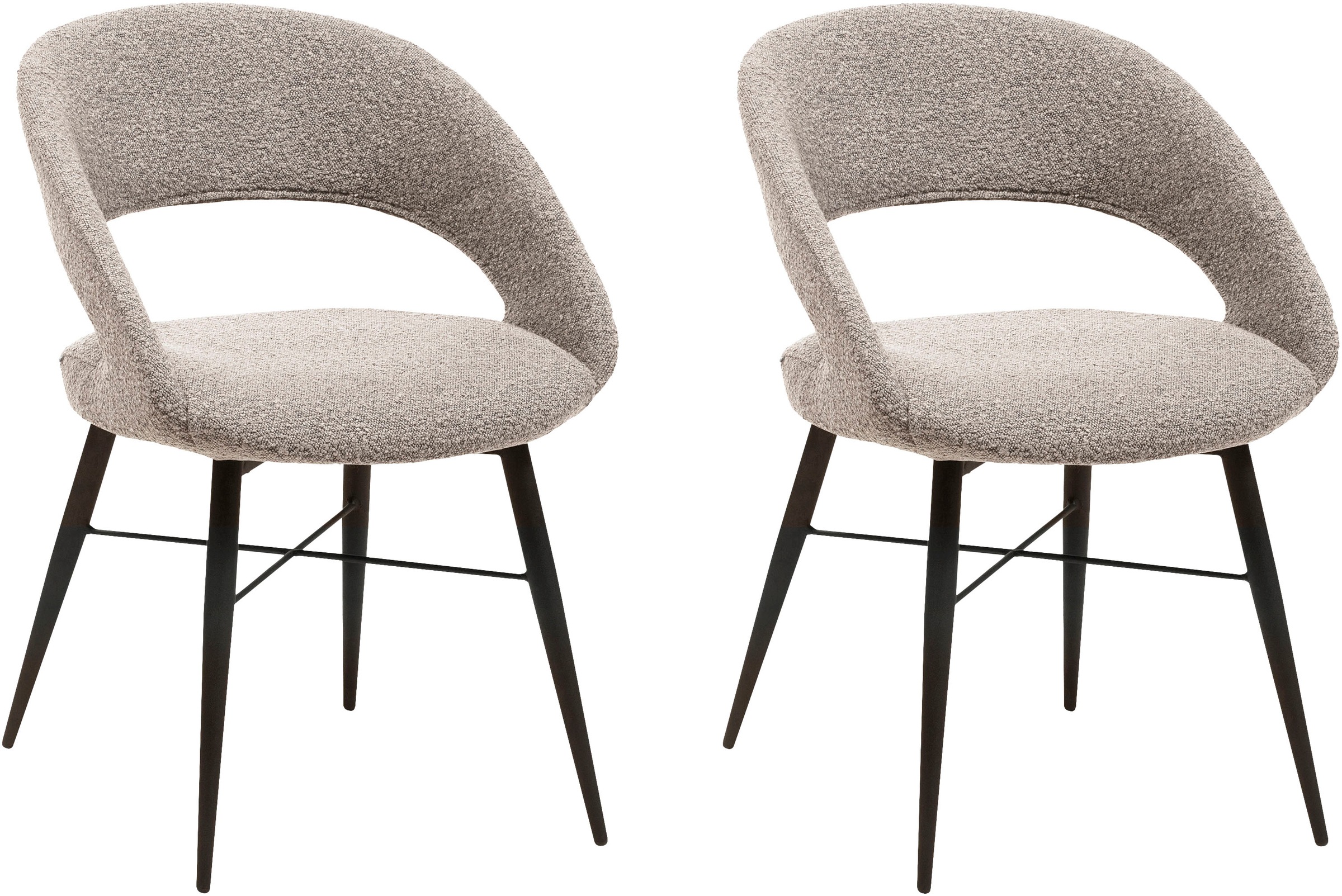 OMG Design Esszimmerstuhl »Marley«, (Set), 2 St., Stoff, mit modernem Cut-O günstig online kaufen