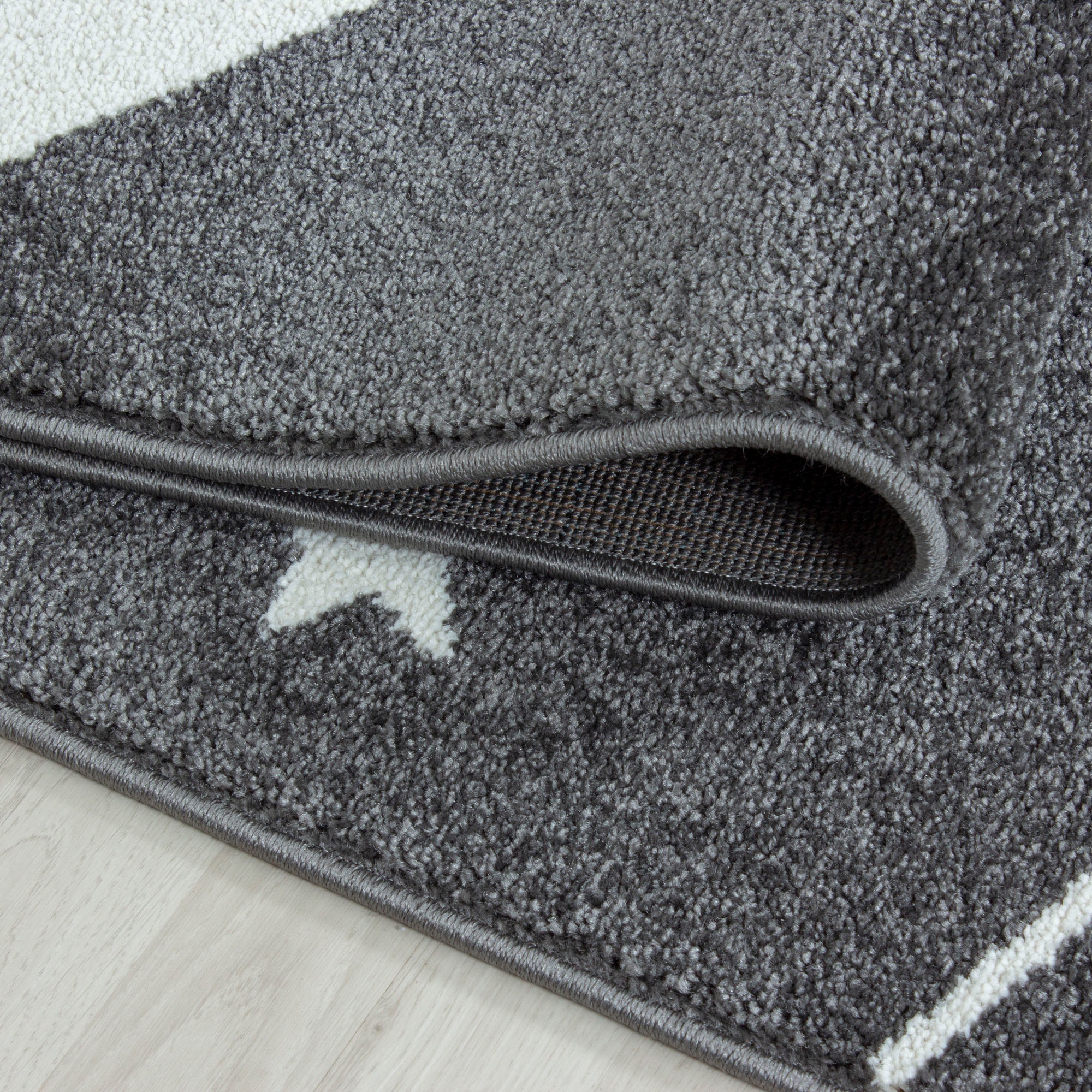Ayyildiz Teppiche Kinderteppich »Kids 610«, rechteckig, 12 mm Höhe, auch in rund, Motiv Sterne, Kurzflor