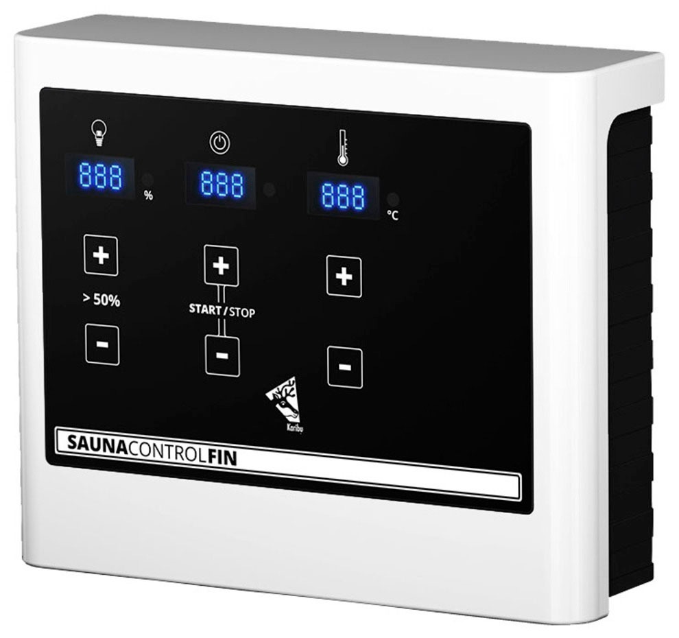Karibu Sauna »Tromsö«, mit Ofen 9 kW ext. Strg.