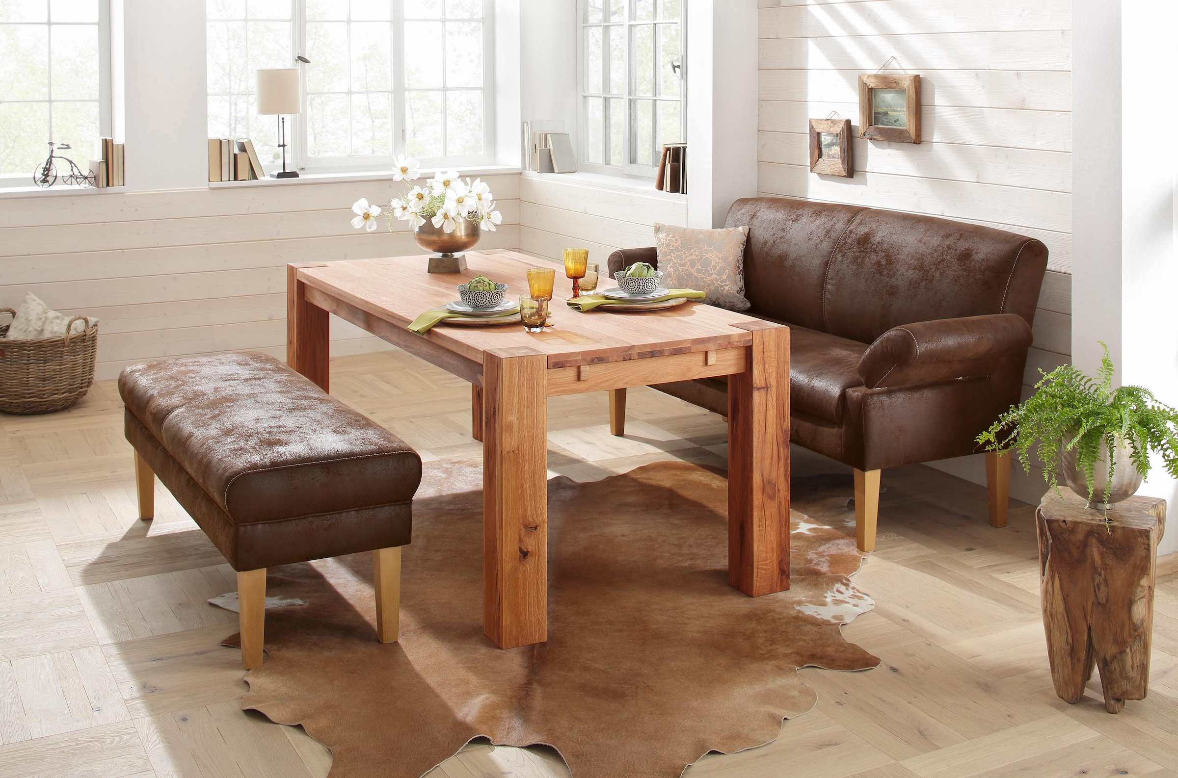 Home affaire Sitzbank "Malmö" 2-sitzig für Speisetische günstig online kaufen