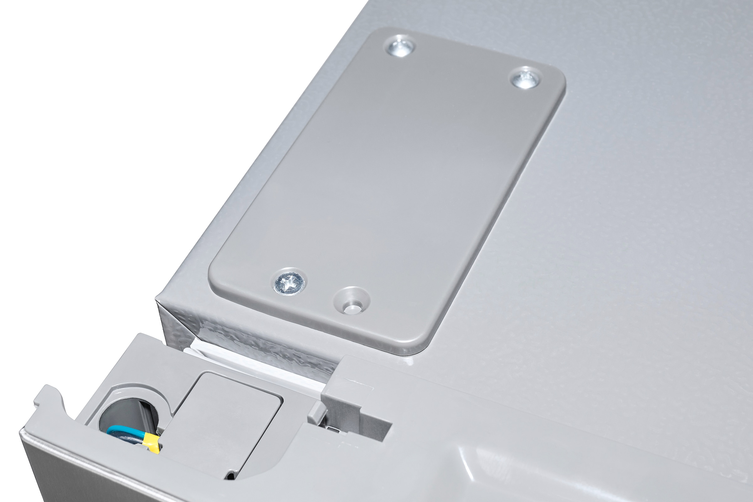 exquisit Gefrierschrank »GS380-NF-H-050D inoxlook«, 185,5 cm hoch, 71 cm breit, Türanschlag wechselbar