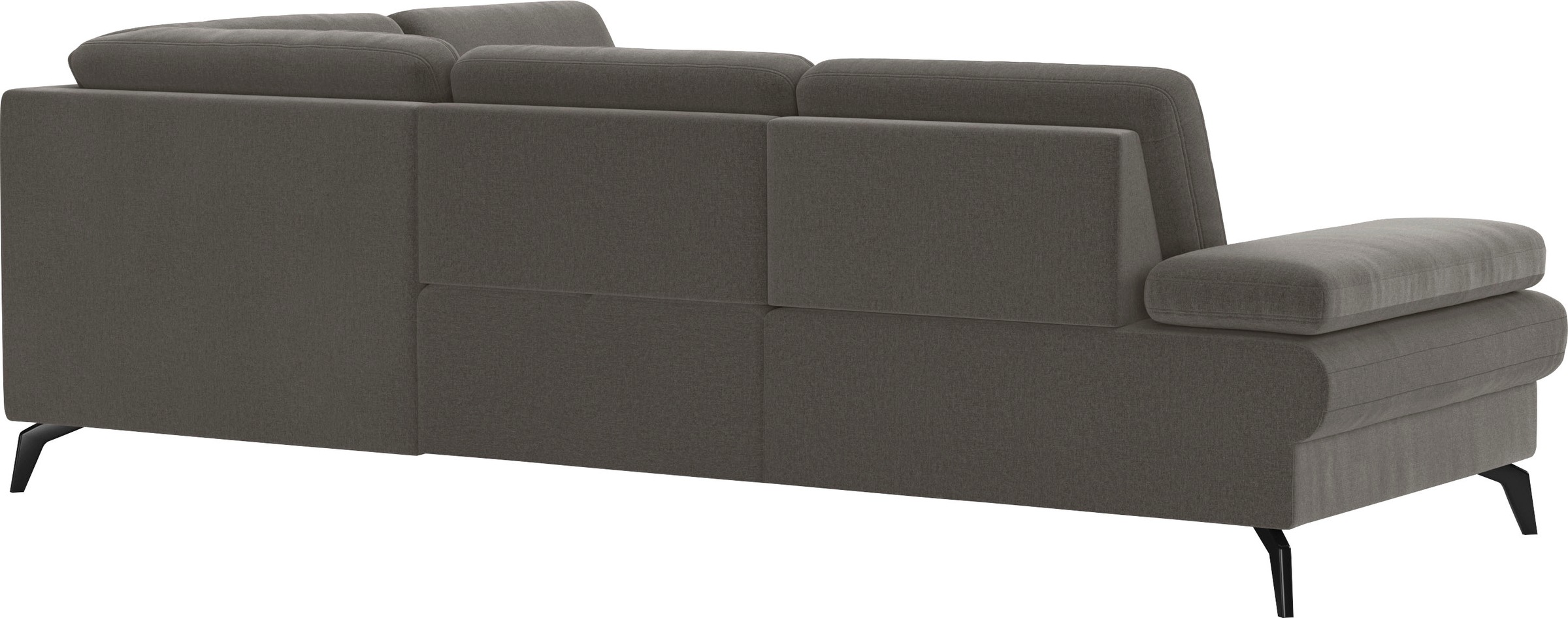 sit&more Ecksofa »Morris L-Form, inkl. Sitztiefenverstellung«, wahlweise mit Armteilverstellung, Bettfunktion & Bettkasten