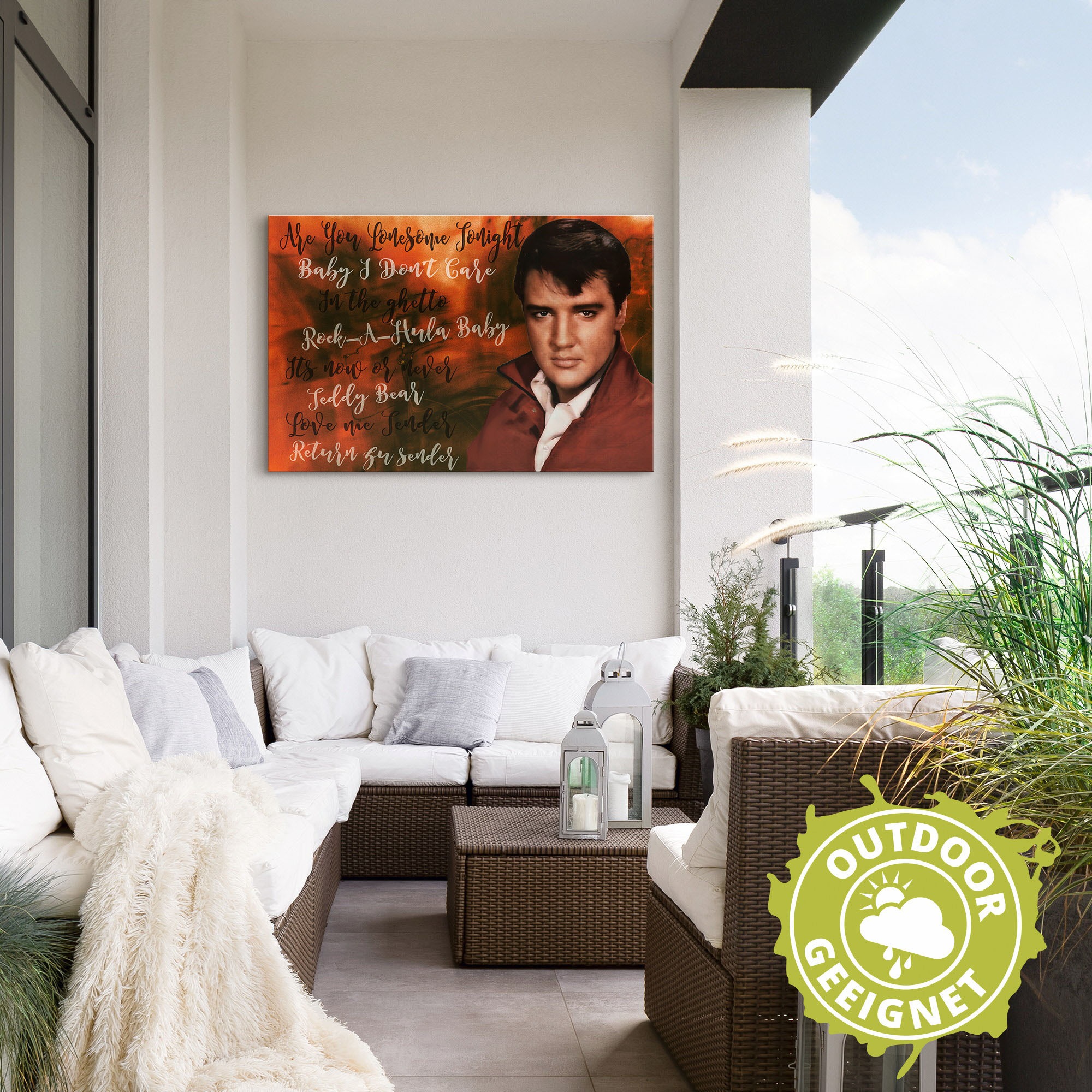 Artland Wandbild »Elvis Star«, Bilder von berühmten Musikern, (1 St.), als Alubild, Outdoorbild, Poster in verschied. Größen