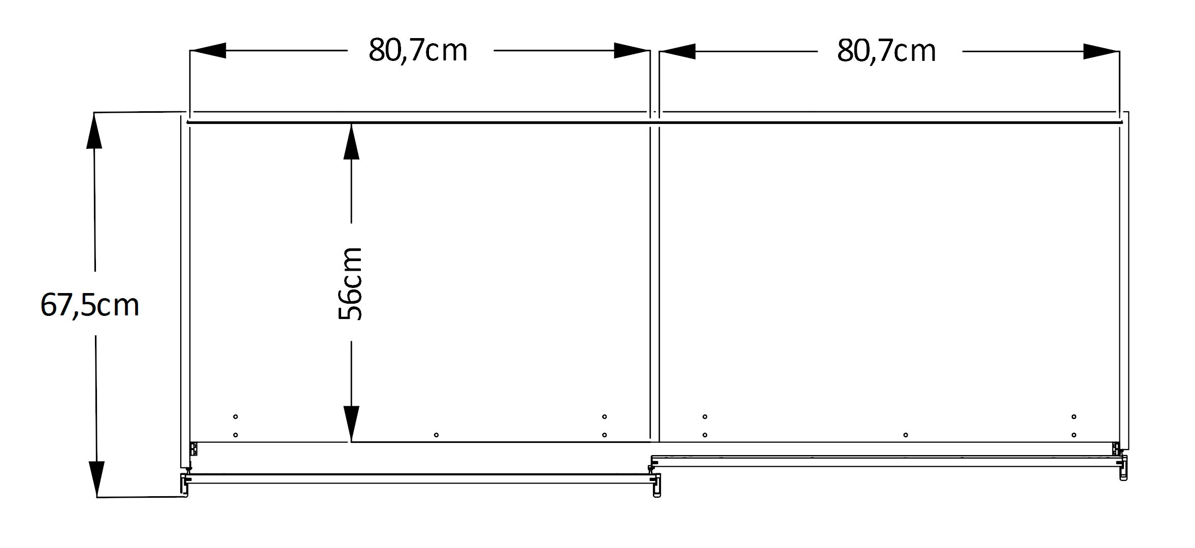 STAUD Schwebetürenschrank »Sinfonie Plus, edles Design in hochwertiger Qualität, Made in Germany« Mit vier verschiedenen Ausstattungsvarianten