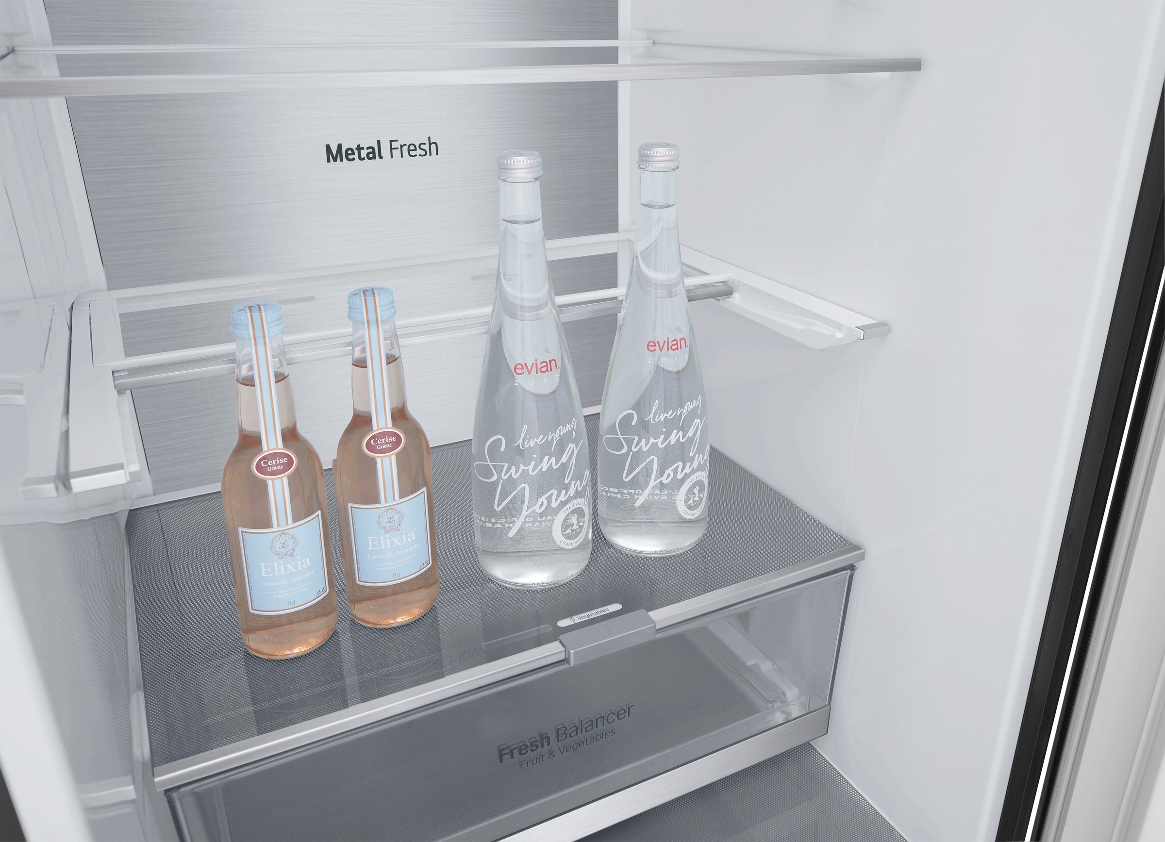 LG Kühl-/Gefrierkombination »GBB92MCB1P«, nur 99kWh Jahresverbrauch