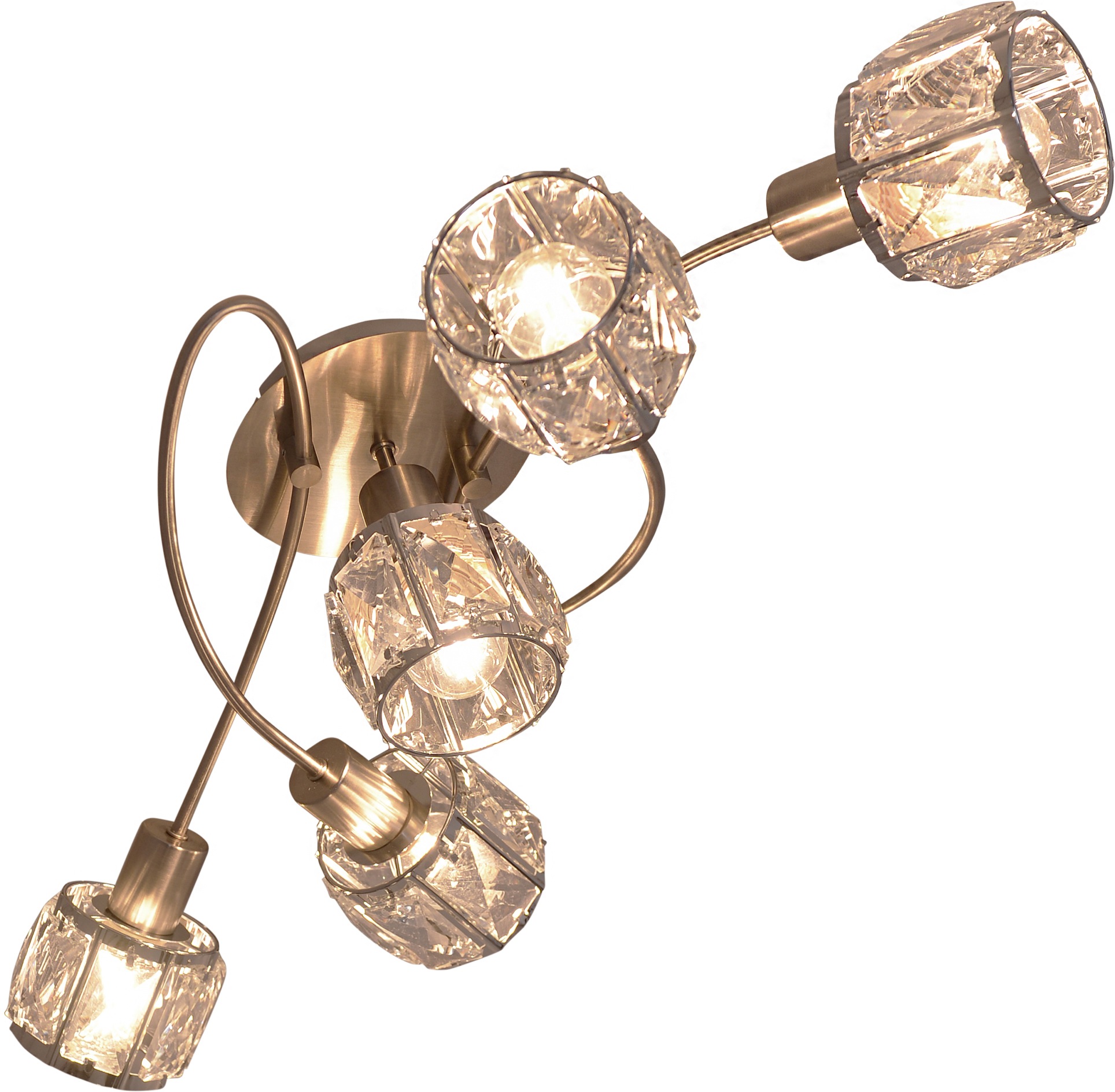näve LED Deckenleuchte »Josefa«, 5 flammig, Leuchtmittel E14   LED wechselb günstig online kaufen