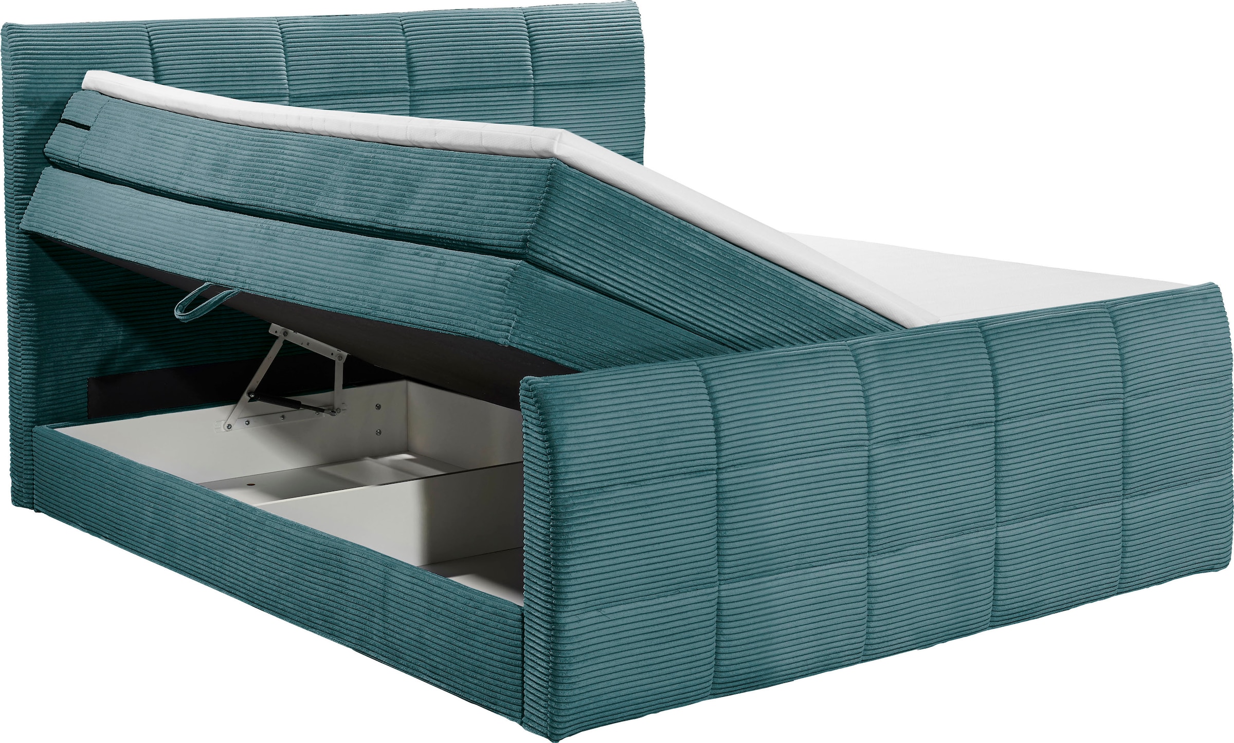 ED EXCITING DESIGN Boxspringbett »Bolivia«, harte Seite mit Kokosmatte, weiche Seite mit Filzabdeckung