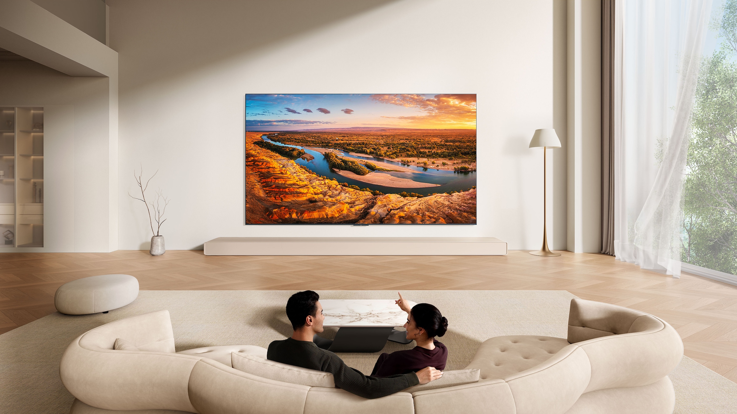 TCL »98RM9LX1« 248 cm/98 ″ Smart-TV Apple Airplay 2, 6.000 nits HDR, Audio von Bang & Olufsen