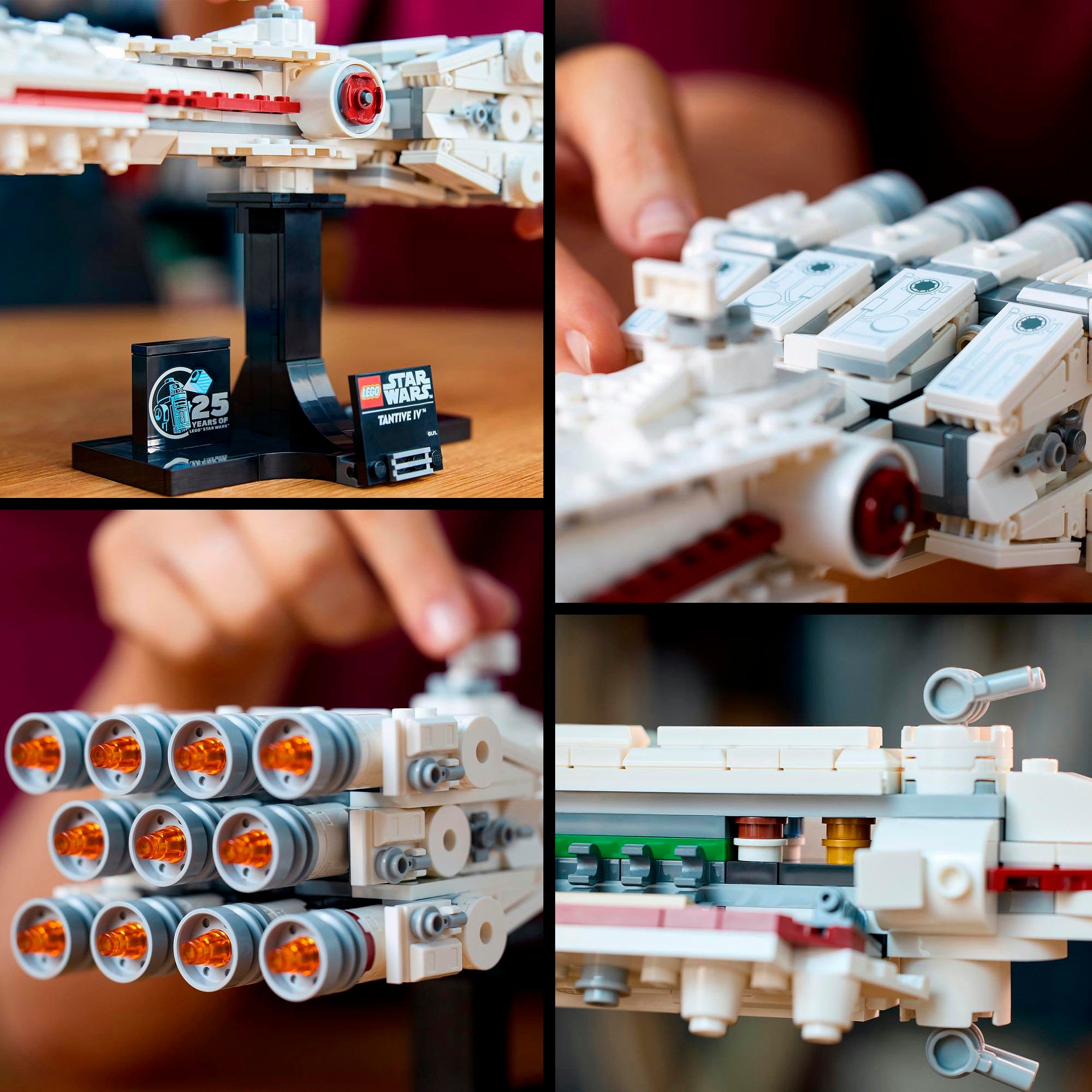 LEGO® Konstruktionsspielsteine »Tantive IV™ (75376), LEGO® Star Wars™«, (654 St.), Made in Europe