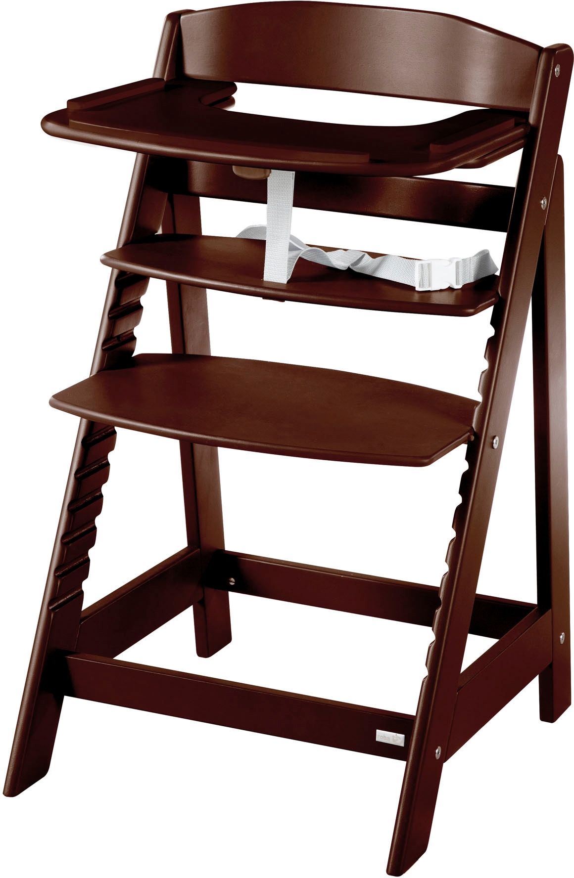 roba® Hochstuhl »Sit Up Flex, braun gebeizt«, aus Holz