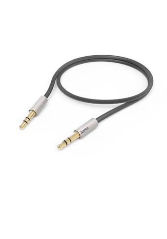 Audio-Kabel »Aux Kabel “AluLine“ 3,5 mm Klinke, 0,5 m, Silber, Schwarz«,...