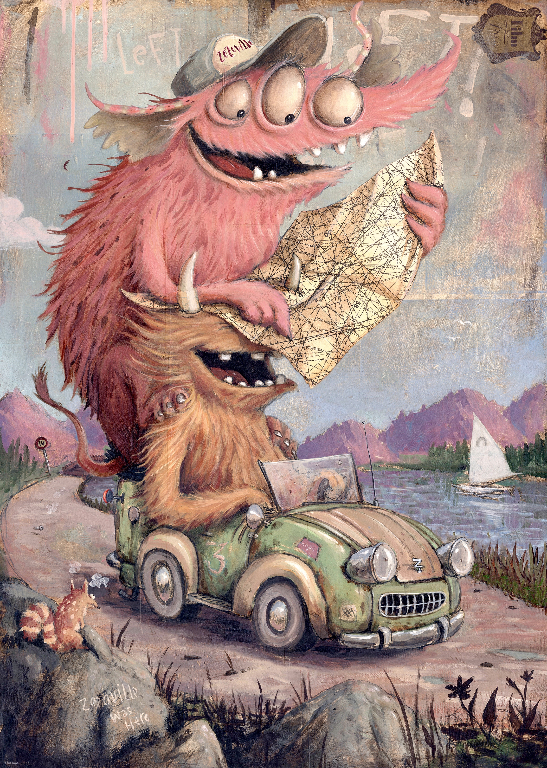 HEYE Puzzle »Zozoville, Road Trippin«, Made in Germany