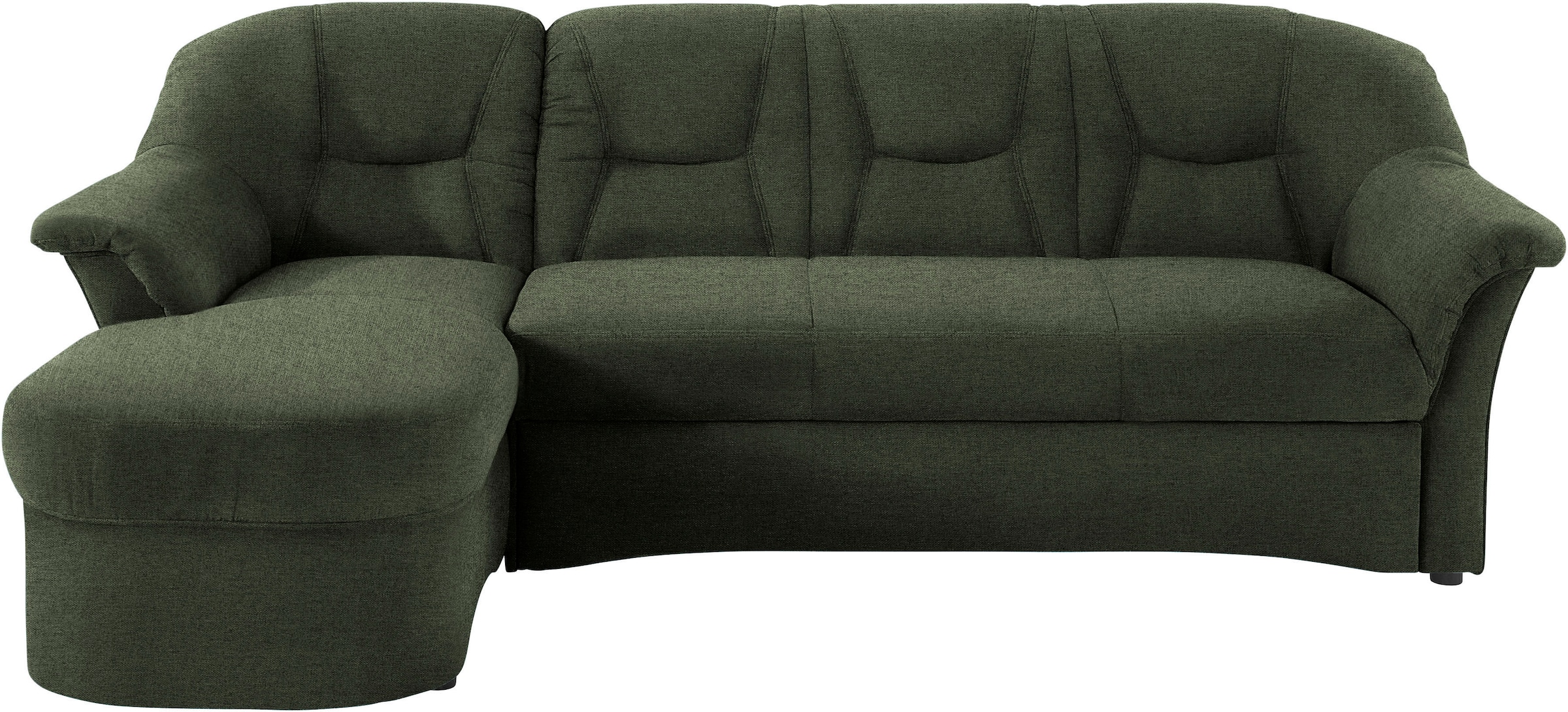DOMO collection Ecksofa »Sarafina zeitlos und komfortabel, optional mit Federkern, L-Form«, wahlweise mit Bettfunktion