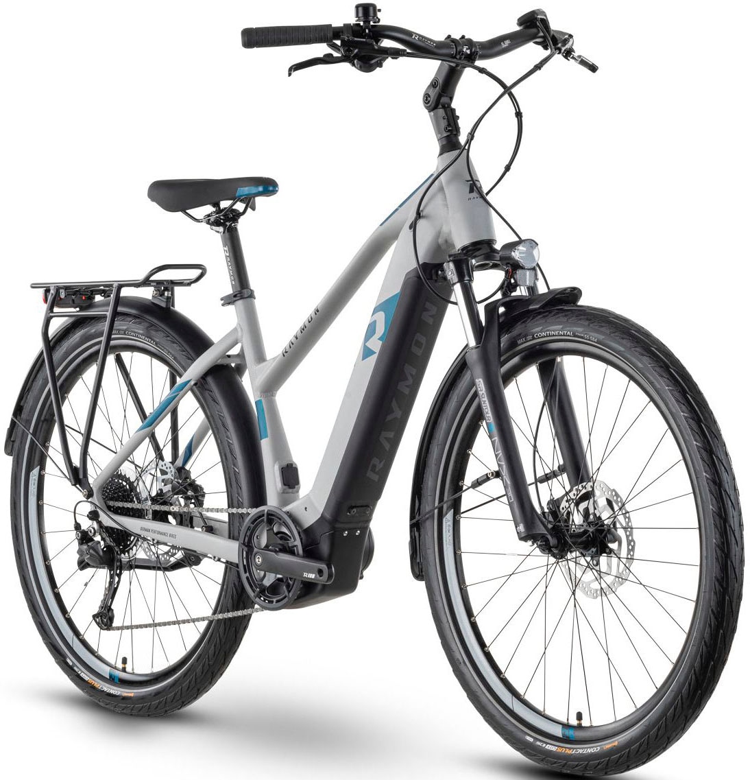 2. Bild von R Raymon E-Bike »TourRay E 5.0 Damen«, 9 Gang, Tektro, RD-M350, Mittelmotor 250 W