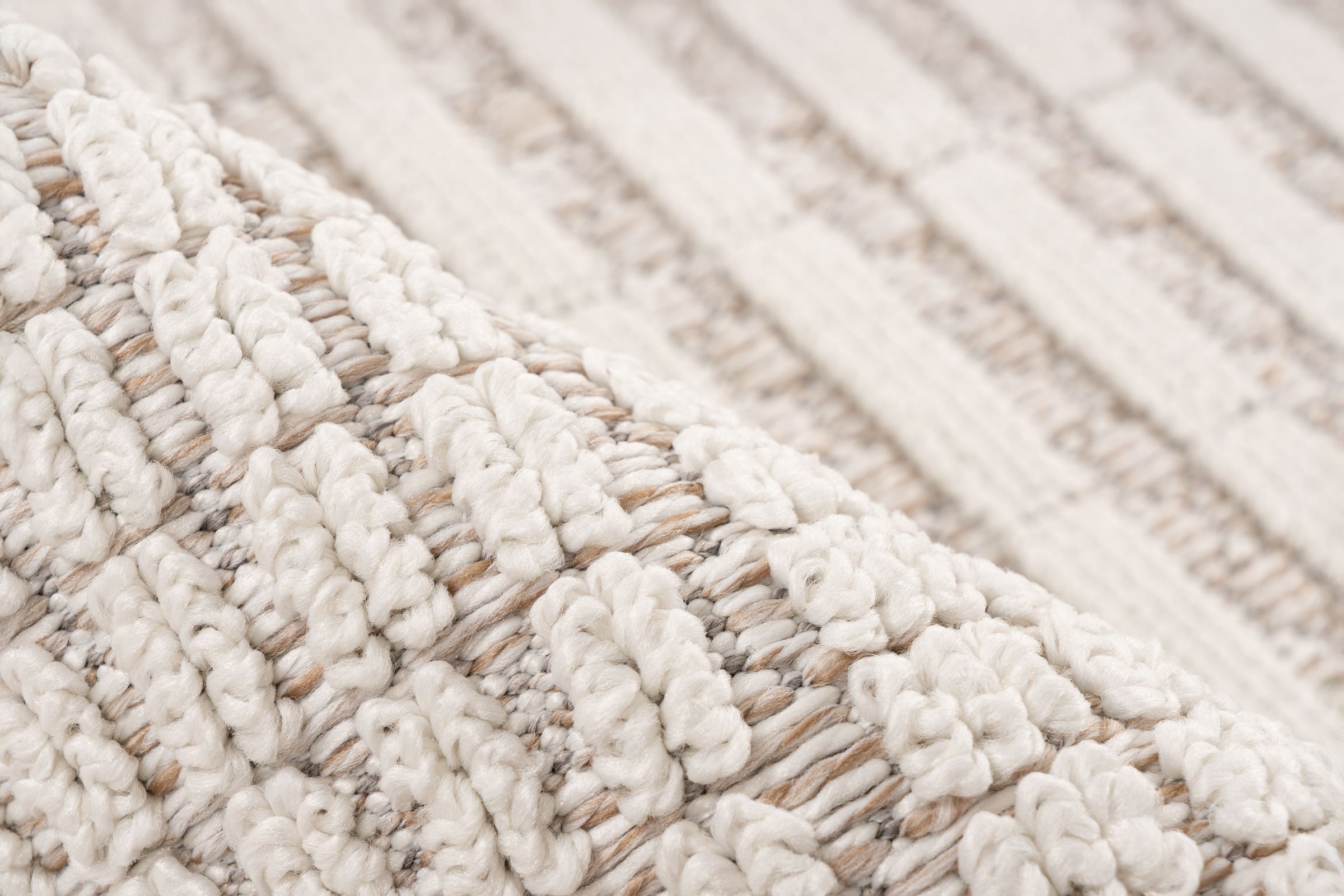 Kayoom Teppich »Reef 125« rechteckig 9 mm Höhe Kurzflor, Struktur, mit Fransen, Wohnzimmer