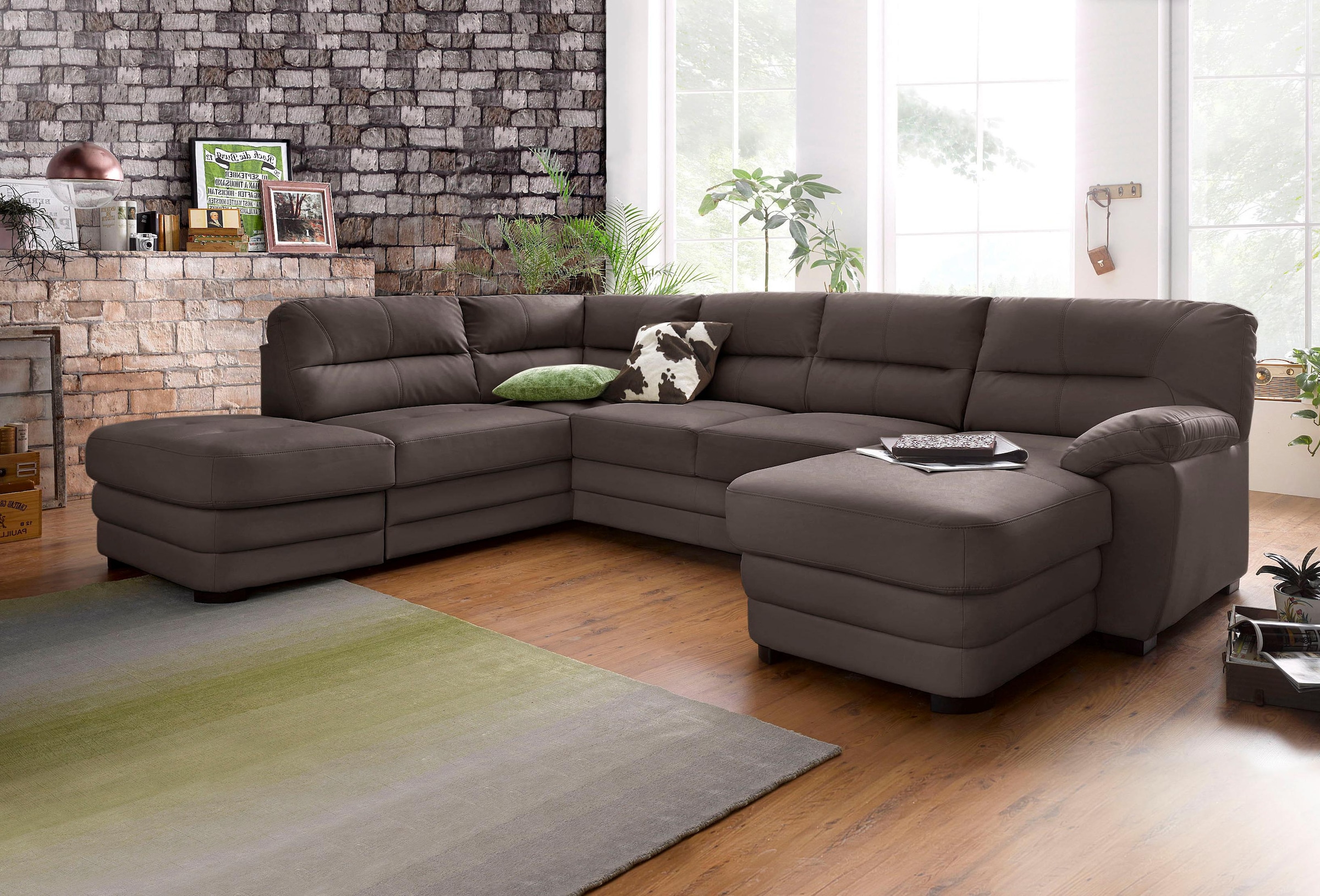 COTTA Wohnlandschaft »Royale U-Form«, wahlweise mit Bettfunktion