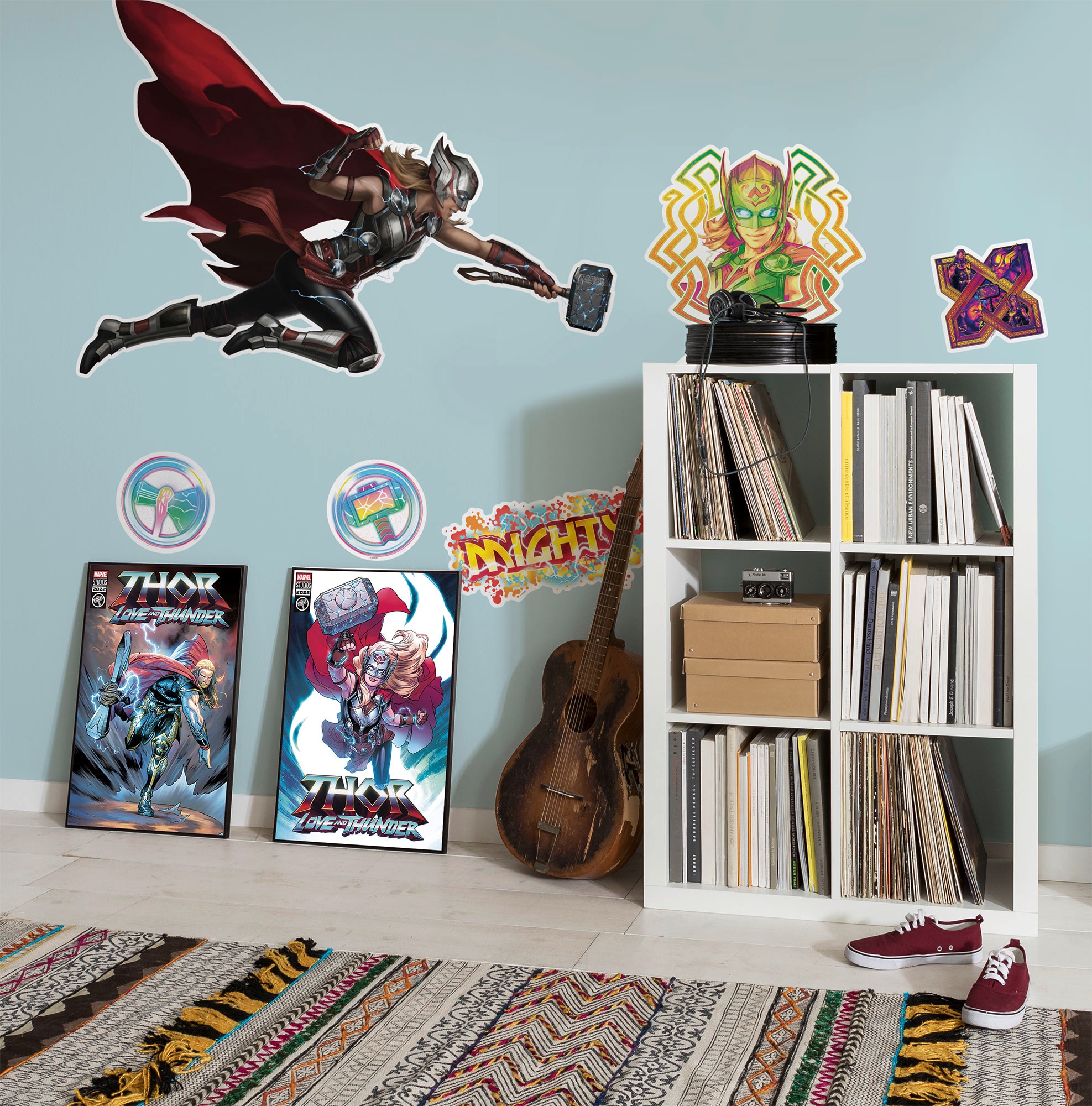 Komar Wandtattoo »Thor4 - Mighty Jane - Größe 100 x 70 cm«, selbstklebend, Wandsticker, Kinderzimmer
