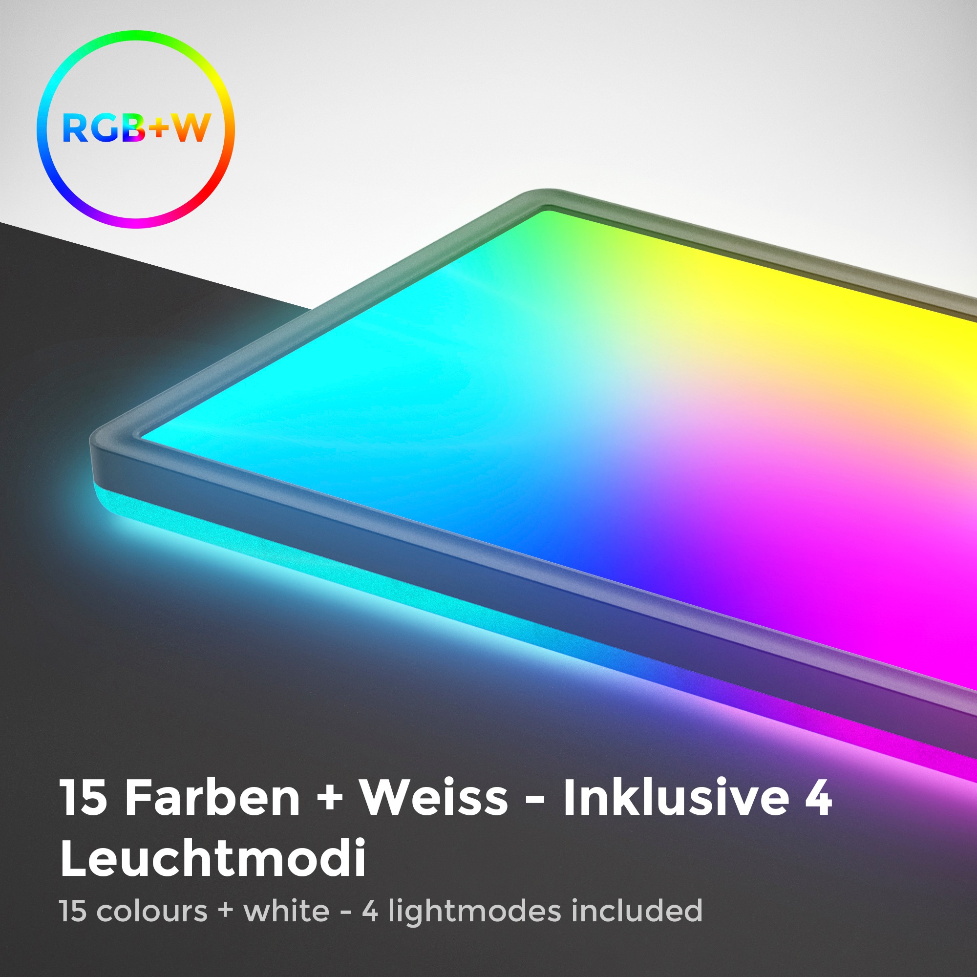 B.K.Licht LED ultraflache Deckenleuchte mit Hintergrundbeleuchtungseffekt, günstig online kaufen