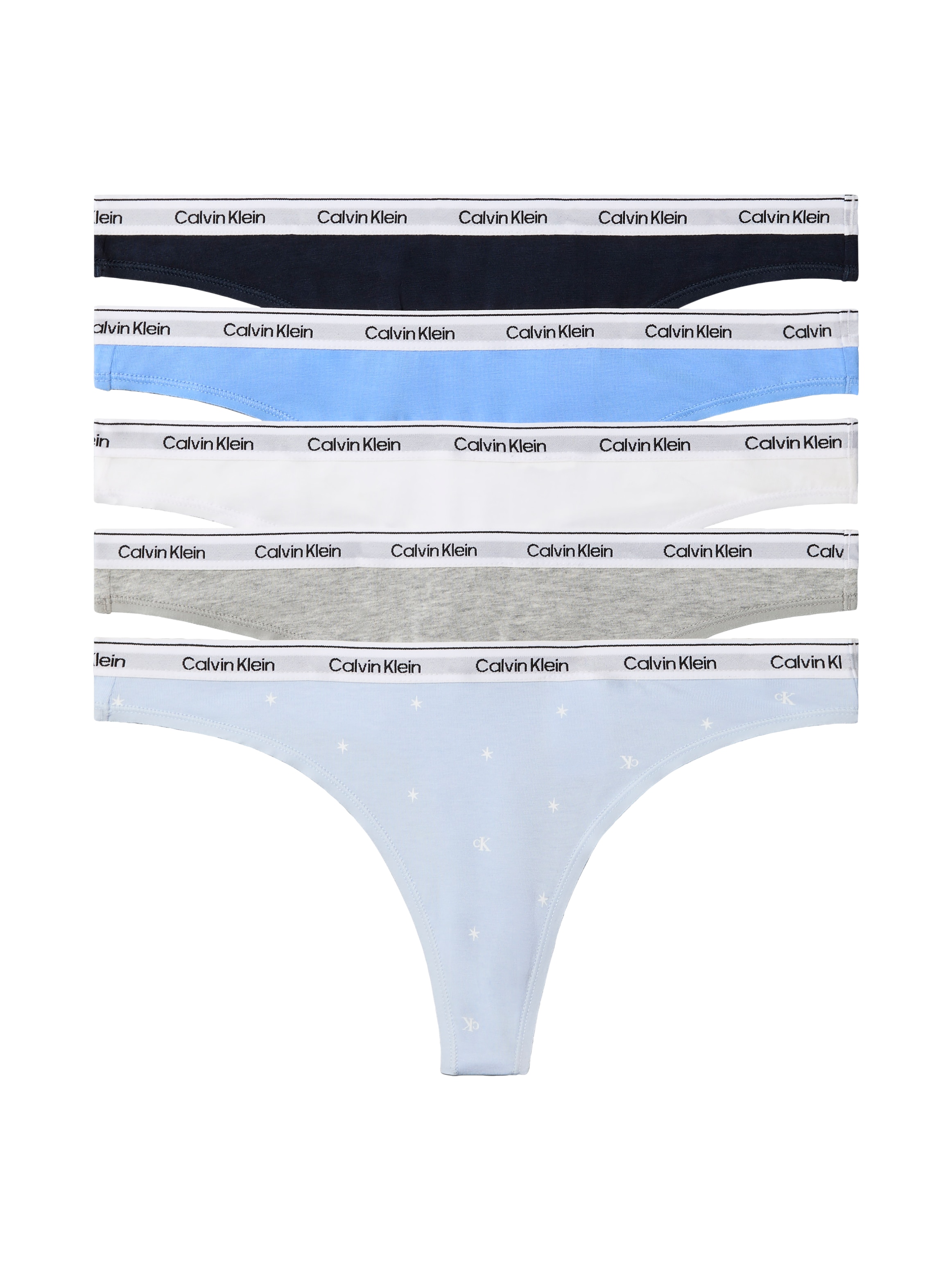 Calvin Klein Underwear Tanga »THONG 5 PK« Packung,  Körpernahe Passform