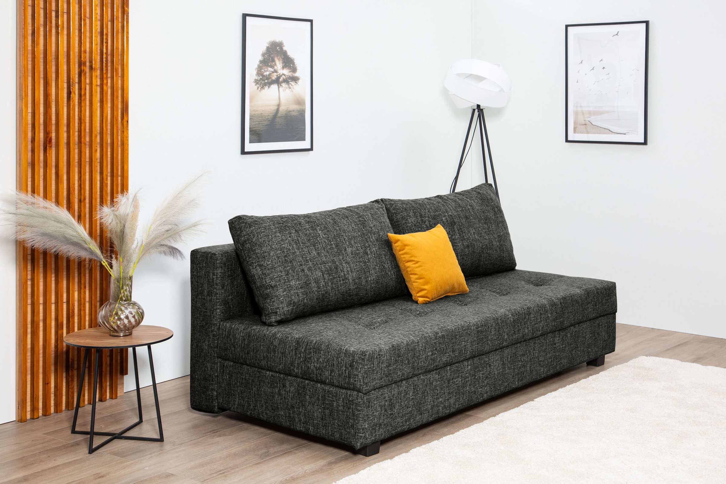 COLLECTION AB Schlafsofa »DARIA inklusive Schlafunktion und Bettkasten«, Schlafsofa,Bettfunktion,Bettkasten,inklusive Rückenkissen,Federkern