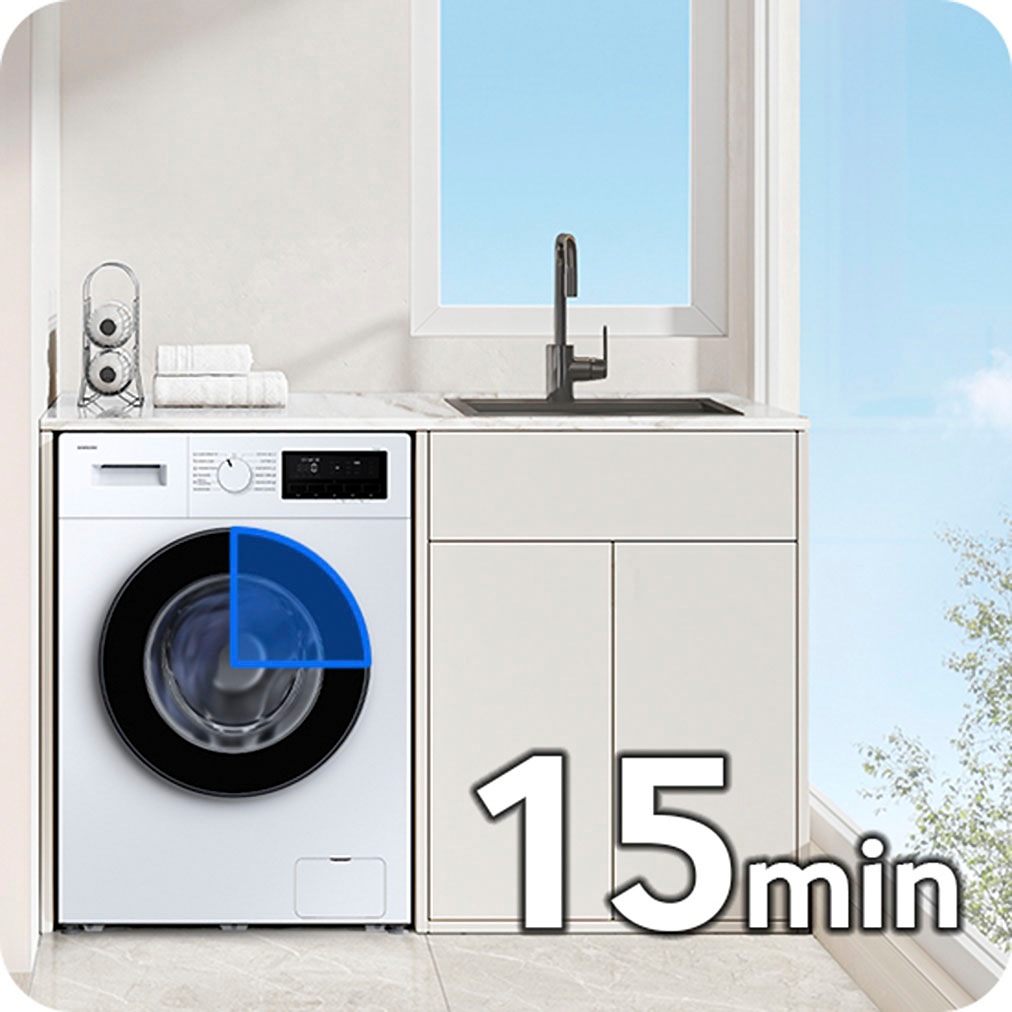 Samsung Waschmaschine »WW90FG3M05AW«, 9 kg, 1400 U/min
