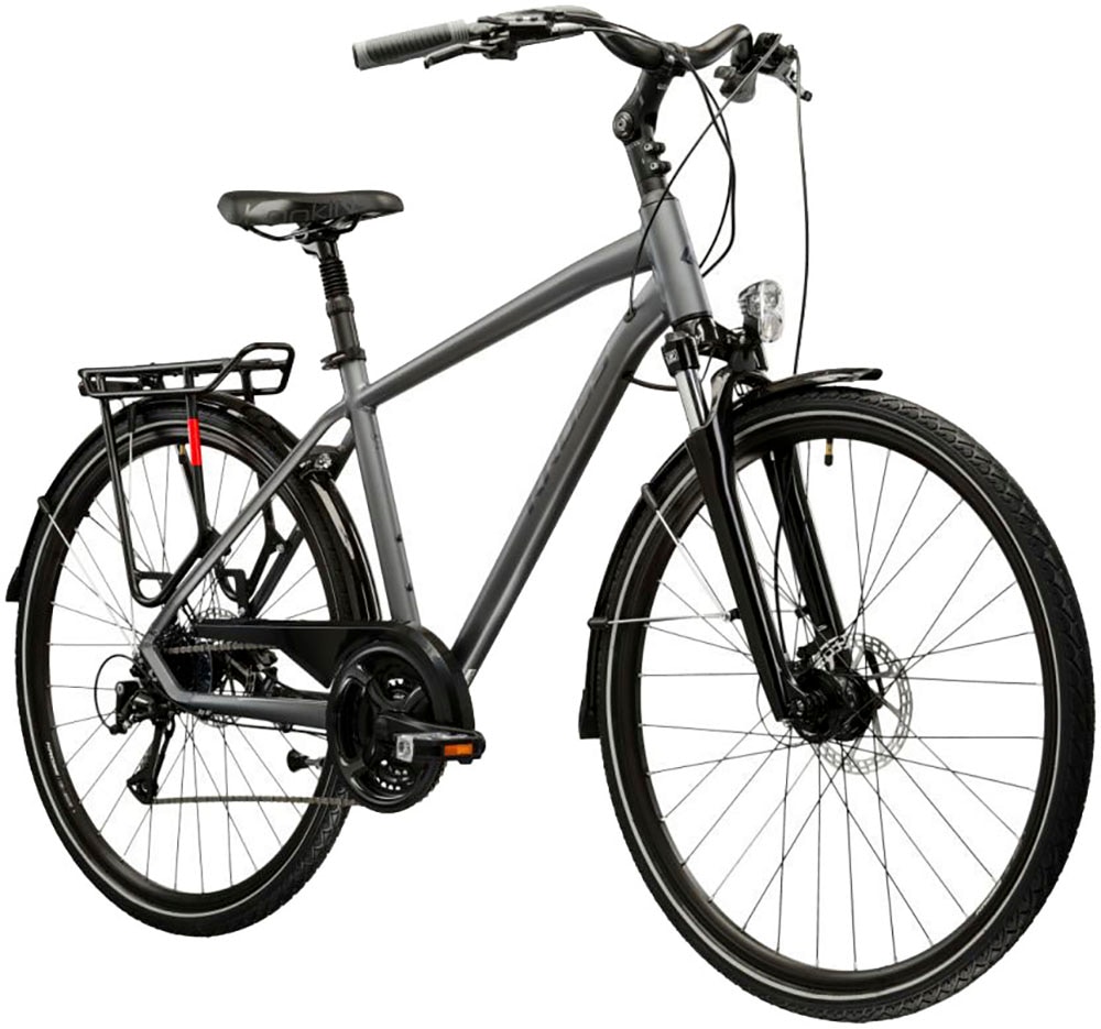 Kross Trekkingrad »Trekkingrad Trans 4.0 grau 8 Gänge«, 8 Gang, Shimano, ACERA M3020 Schaltwerk