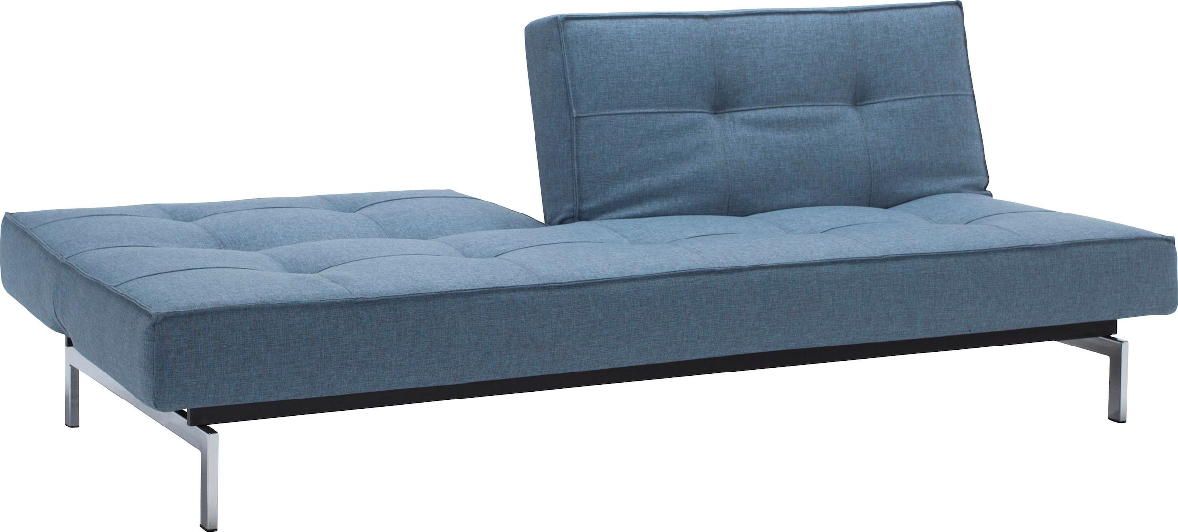 INNOVATION LIVING ™ Schlafsofa »Splitback«, mit chromglänzenden Beinen, in skandinavischen Design