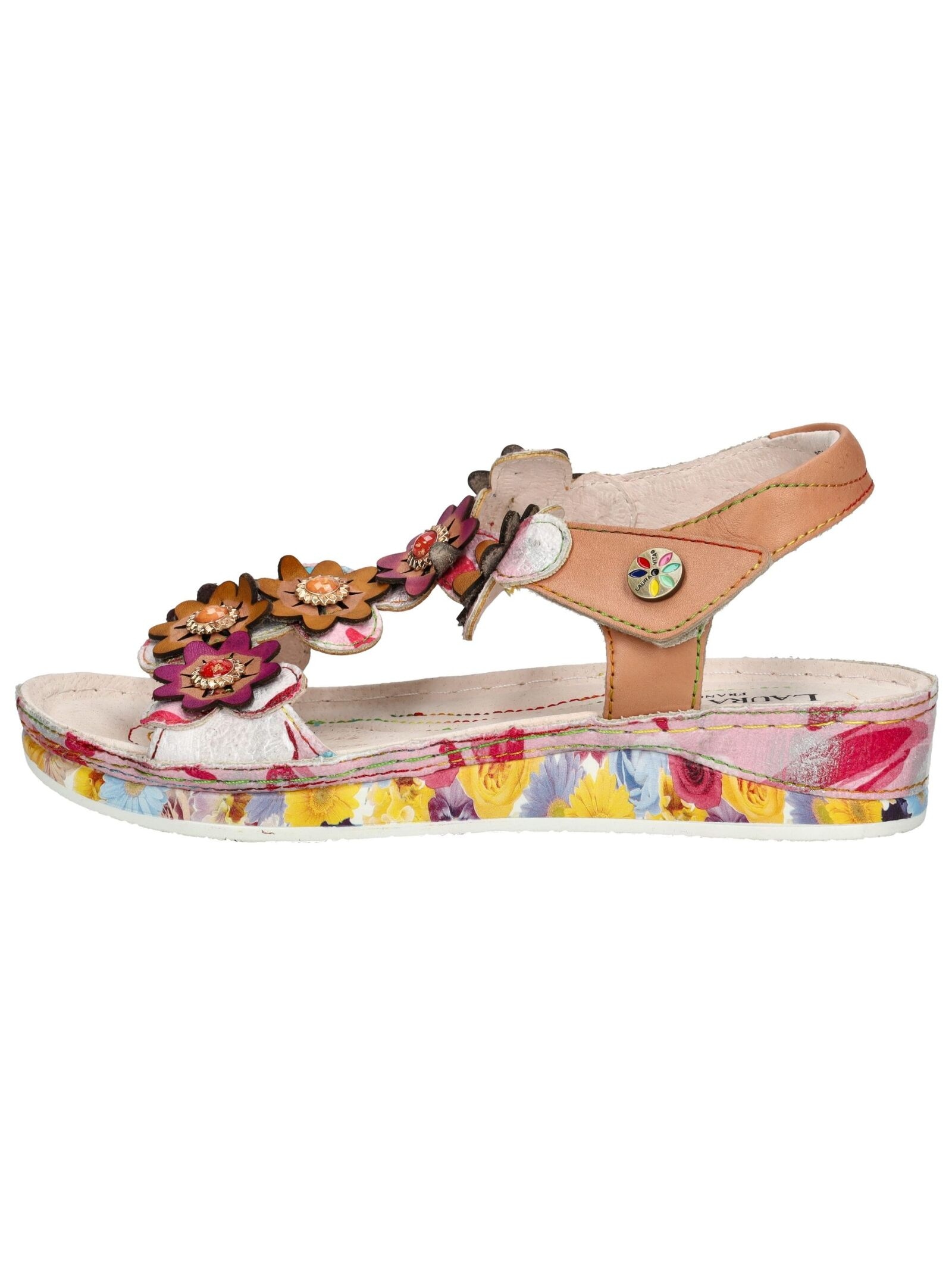 LAURA VITA Riemchensandale »LAURA VITA Sandalen Leder/Textil«
