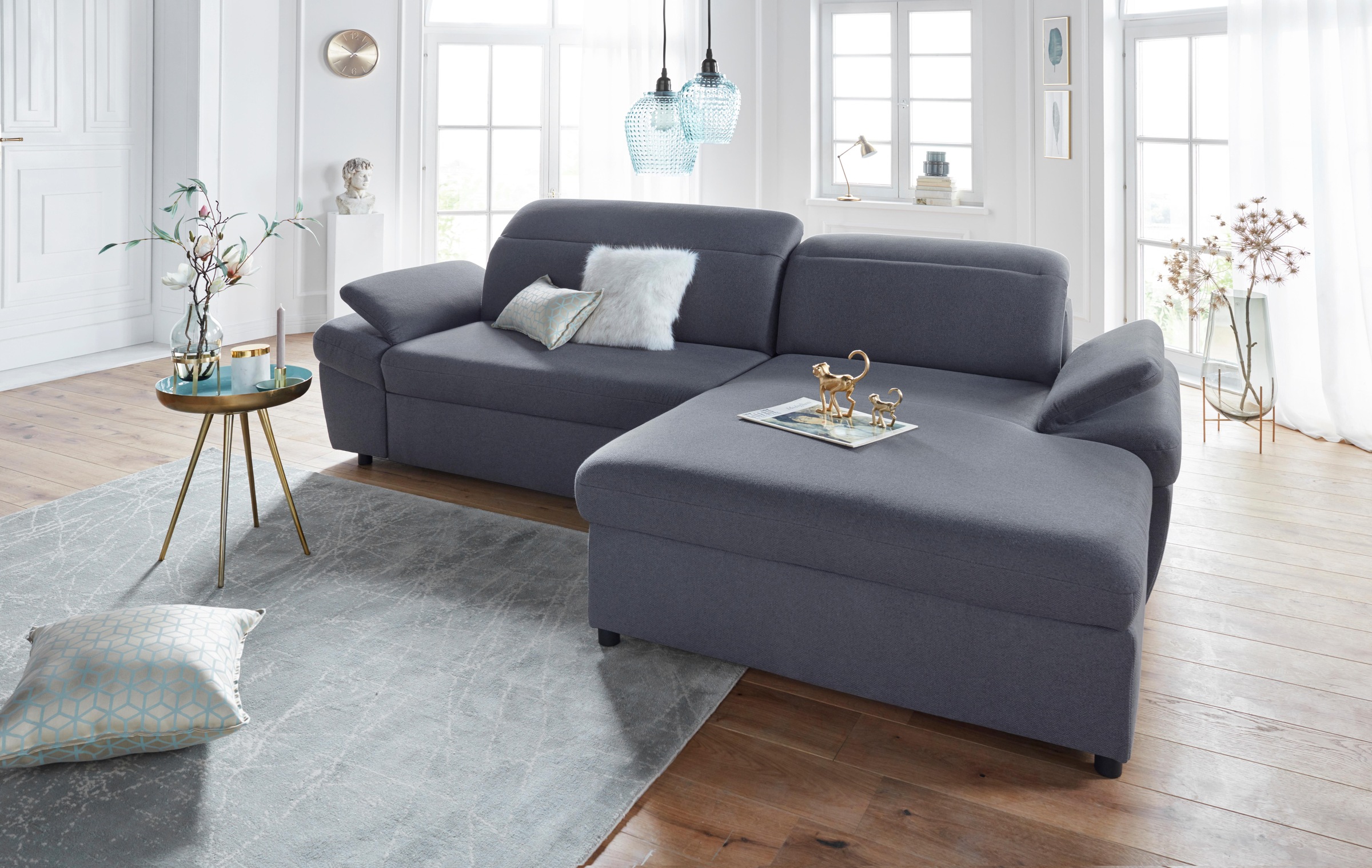 exxpo - sofa fashion Ecksofa »Kyoto, inkl. Kopfteil- und Armteilverstellung günstig online kaufen
