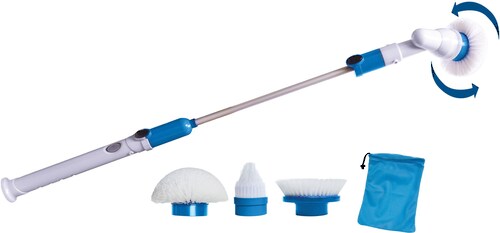 MediaShop Reinigungsbürste »Hurricane Spin Scrubber« Set 7 Stk. Aus Kunststoff Silikon