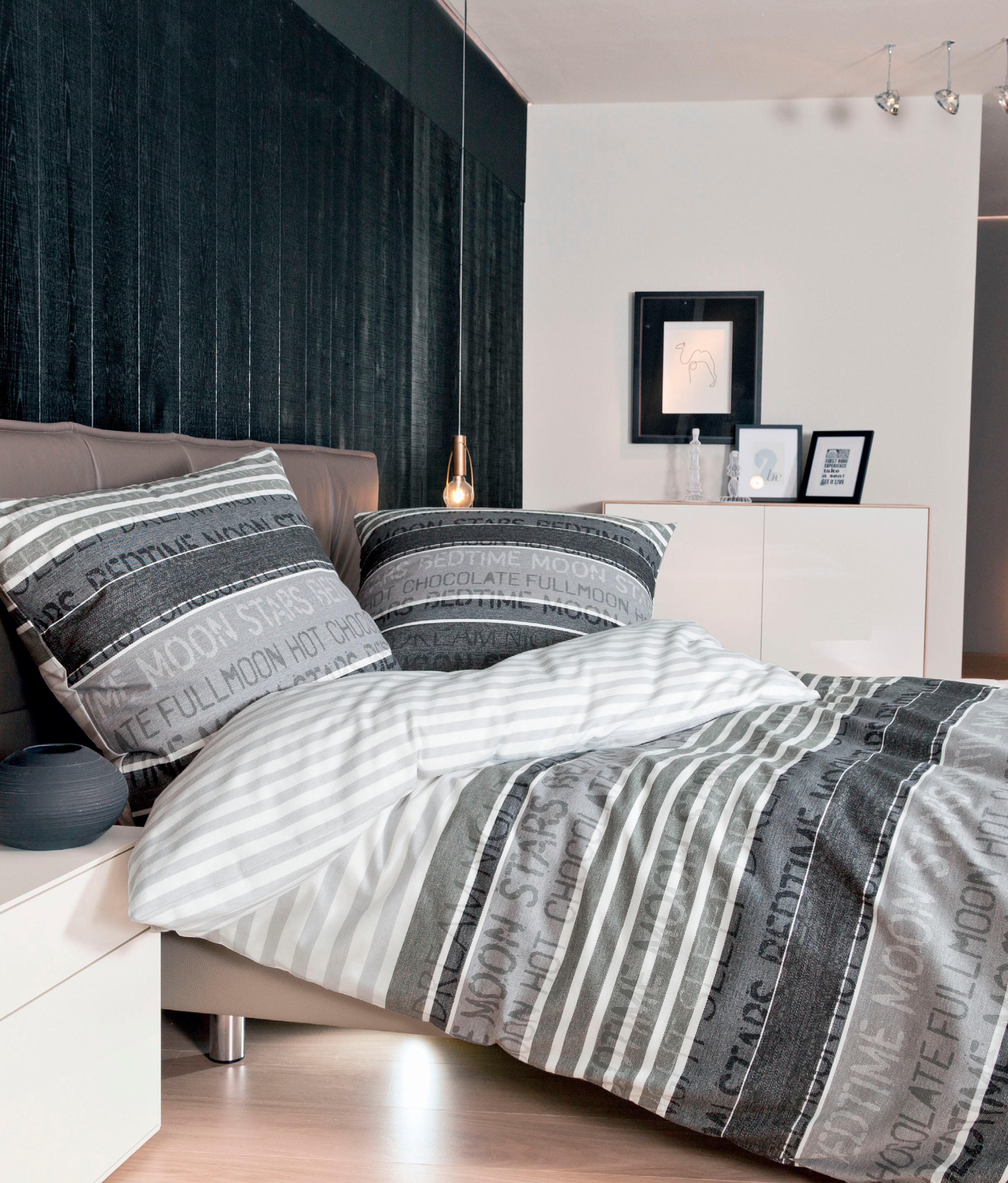 Janine Bettwäsche »DAVOS 6481« 3 Stk. tlg. in verschiedenen Qualitäten, mod günstig online kaufen